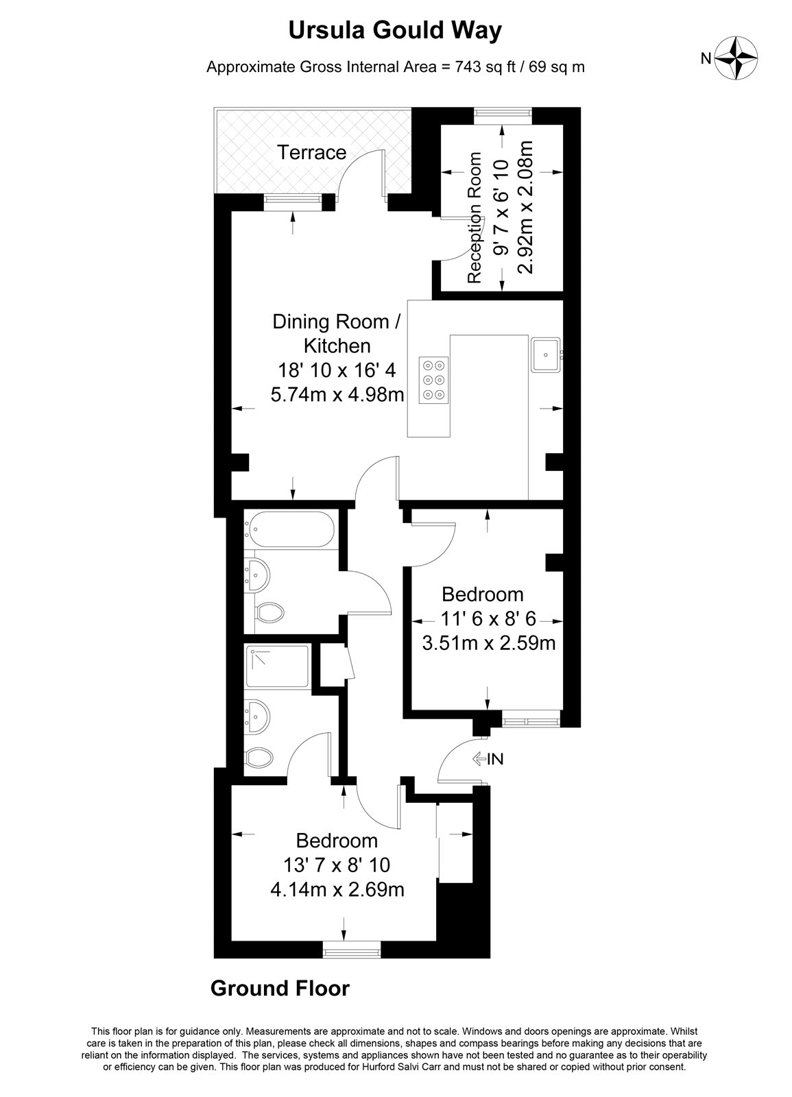 Ursula Gould Way, Limehouse Cut, E14 floorplan