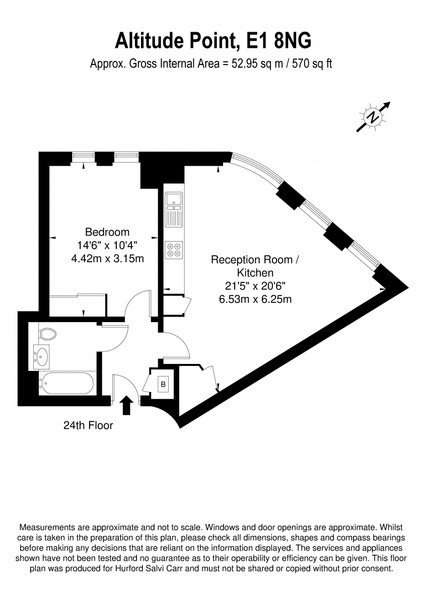 Alie Street, London, E1 floorplan