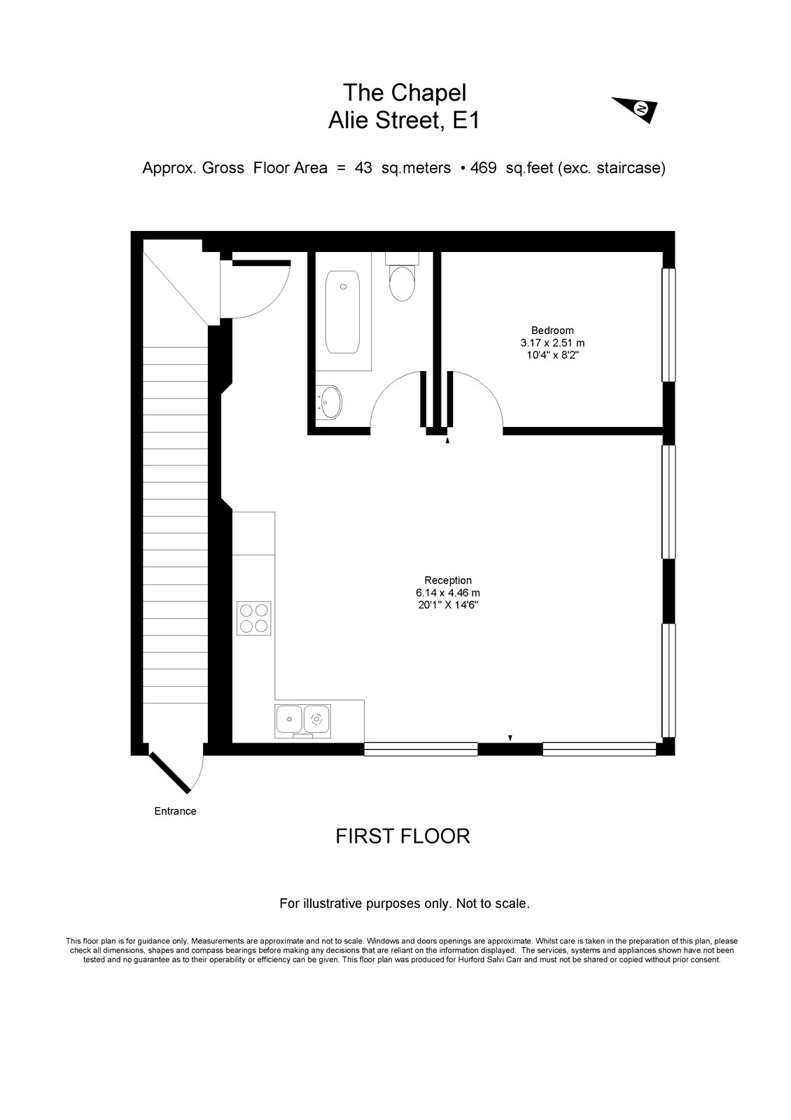 Alie Street, Aldgate East, London, E1 floorplan