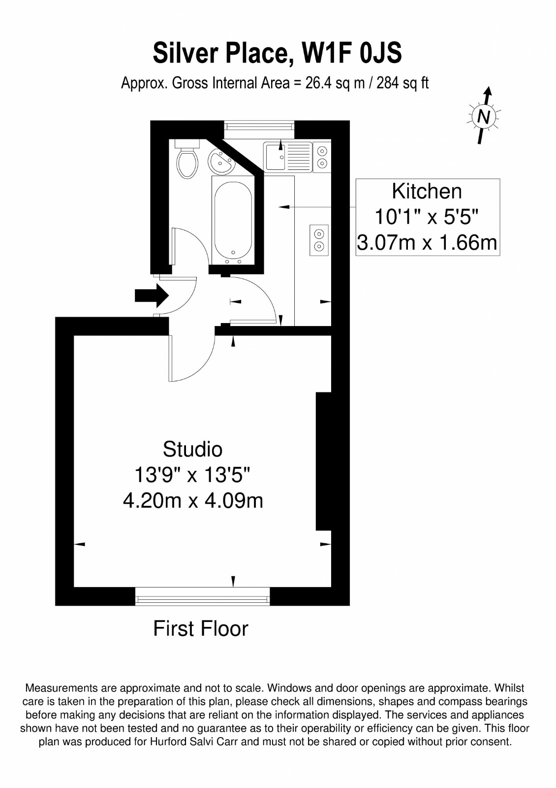 Silver Place, Soho, London, W1F floorplan