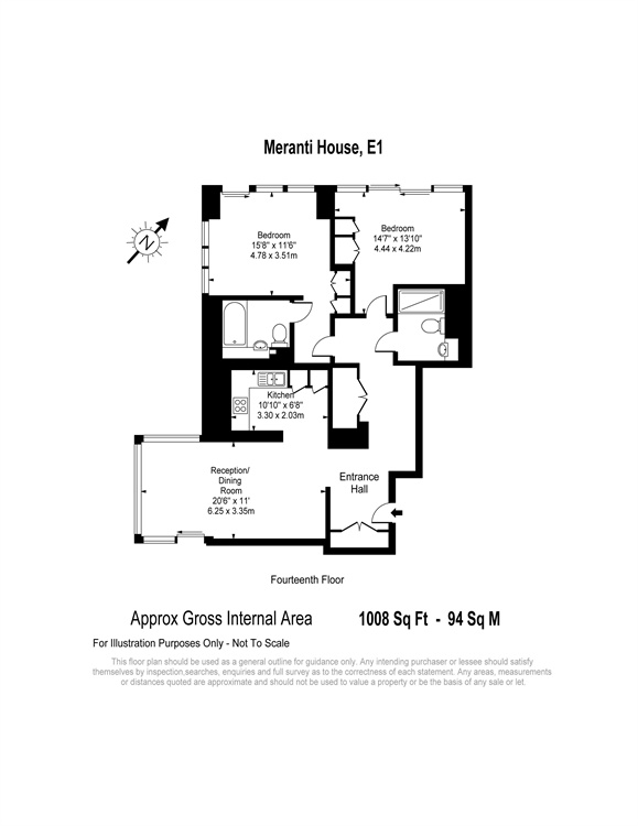 Goodman's Fields, 84 Alie Street, London, E1 floorplan