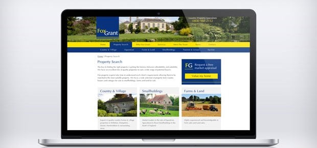 Fox Grant Launches New Property Website