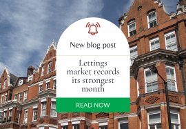 Lettings market records its strongest month