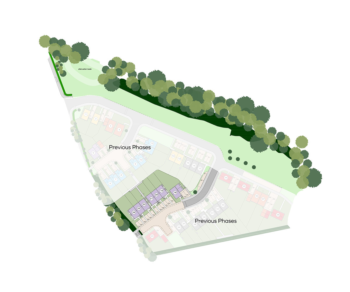 Silver Hill New Homes Development - Site Layout