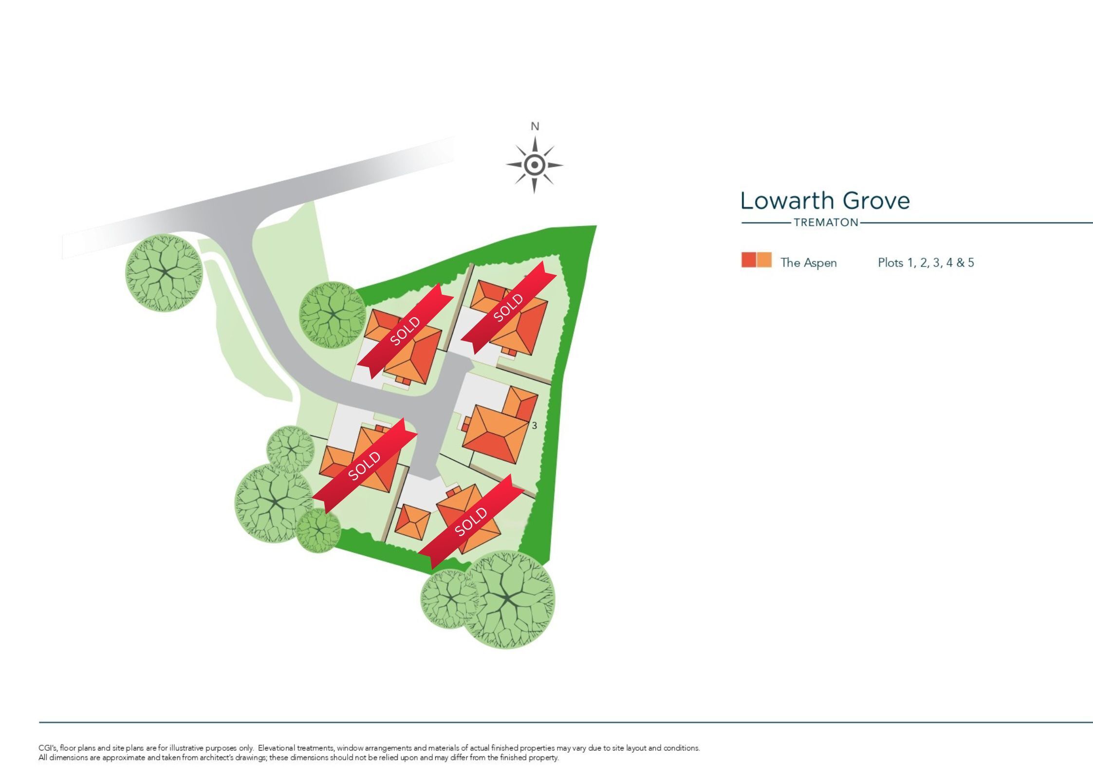Lowarth Grove New Homes Development - Site Layout