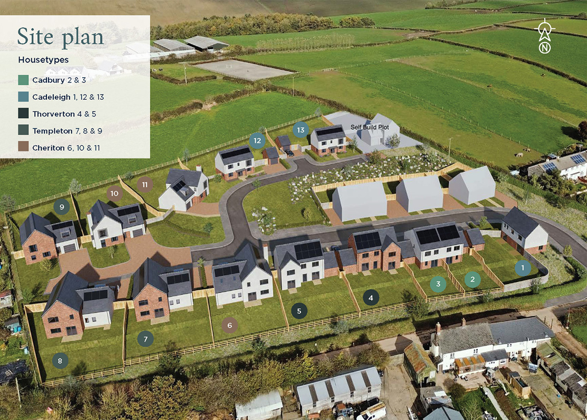 Belstone ViewNew Homes Development - Site Layout
