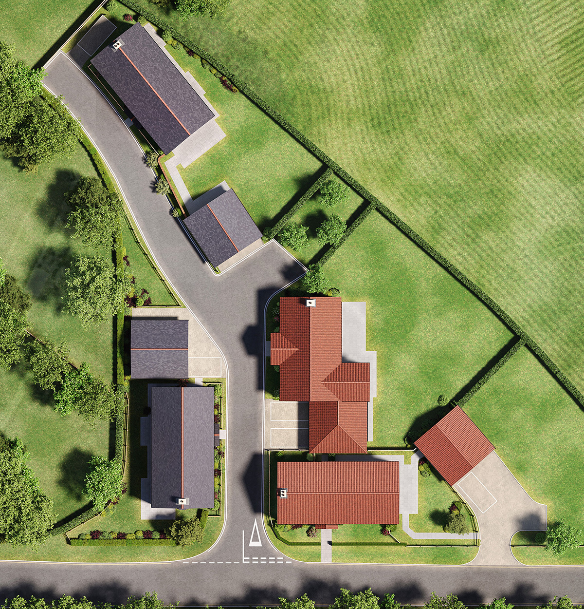 The Paddock New Homes Development - Site Layout