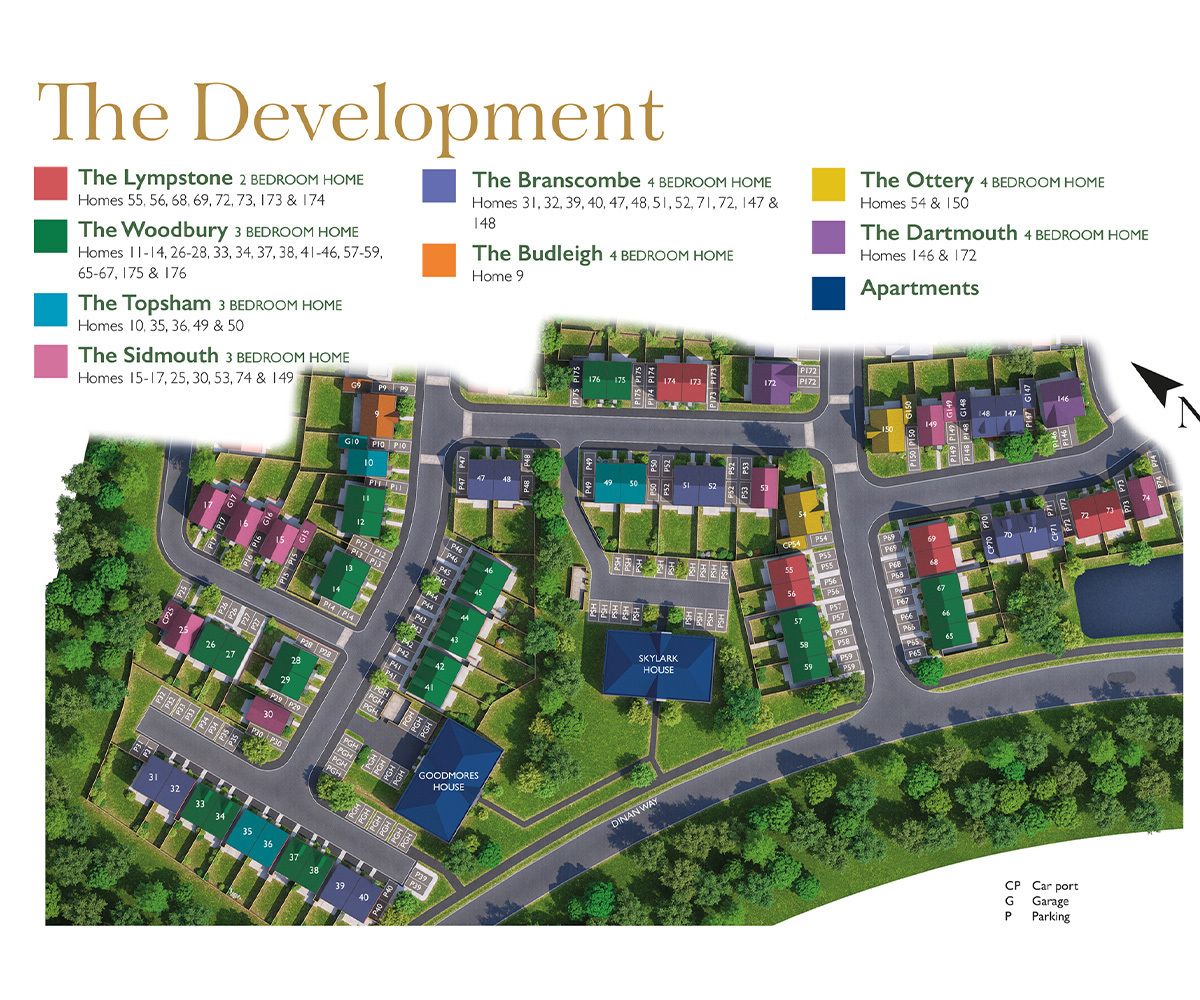 Goodmores New Homes Development - Site Layout