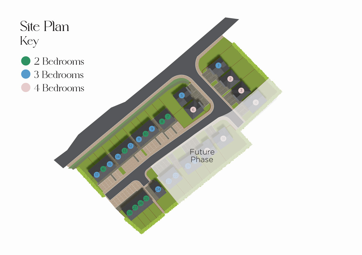 Hillcrest New Homes Development - Site Layout