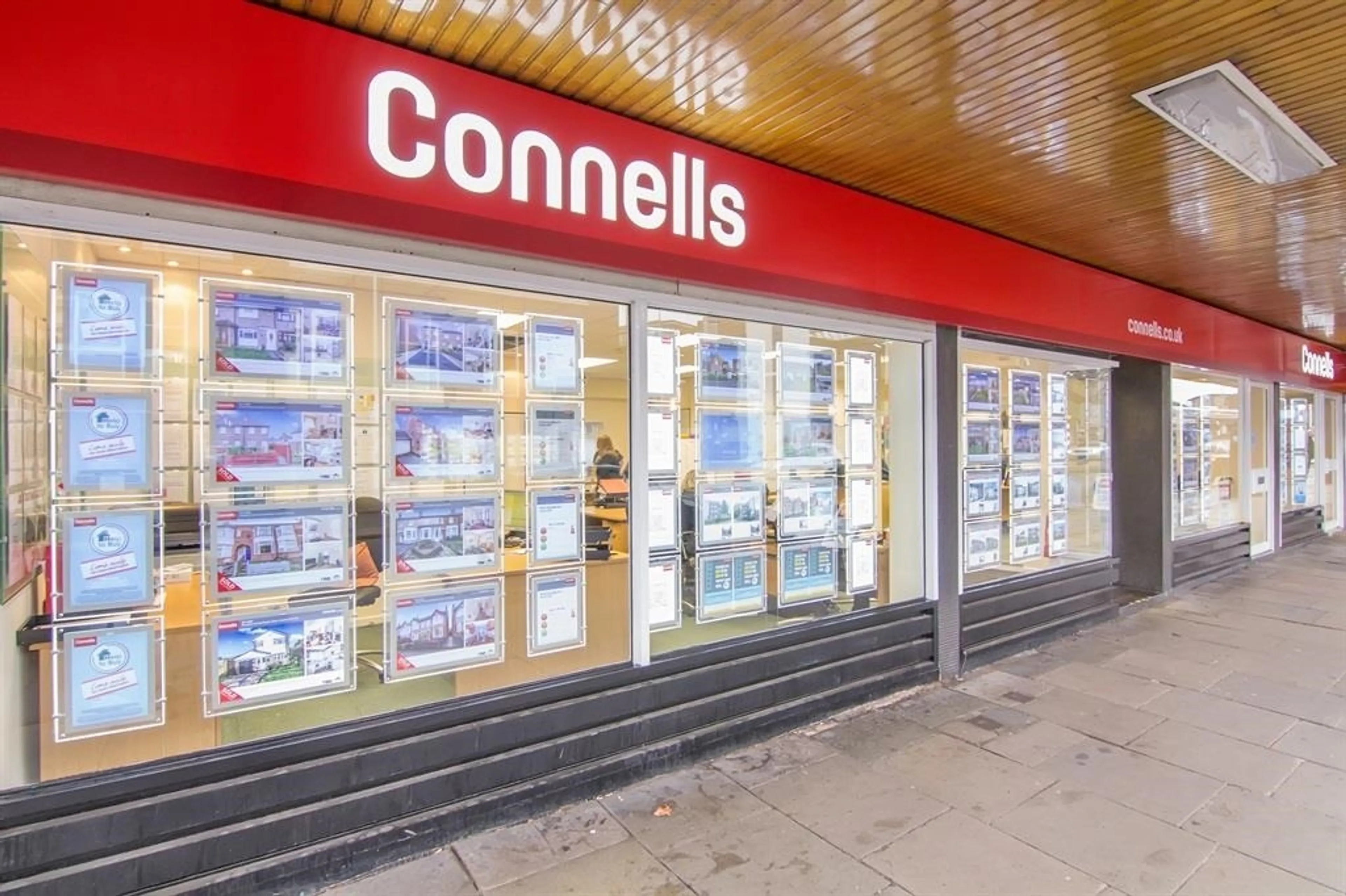 Connells Coventry is located on New Union Street with A4 & A3 window displays.
