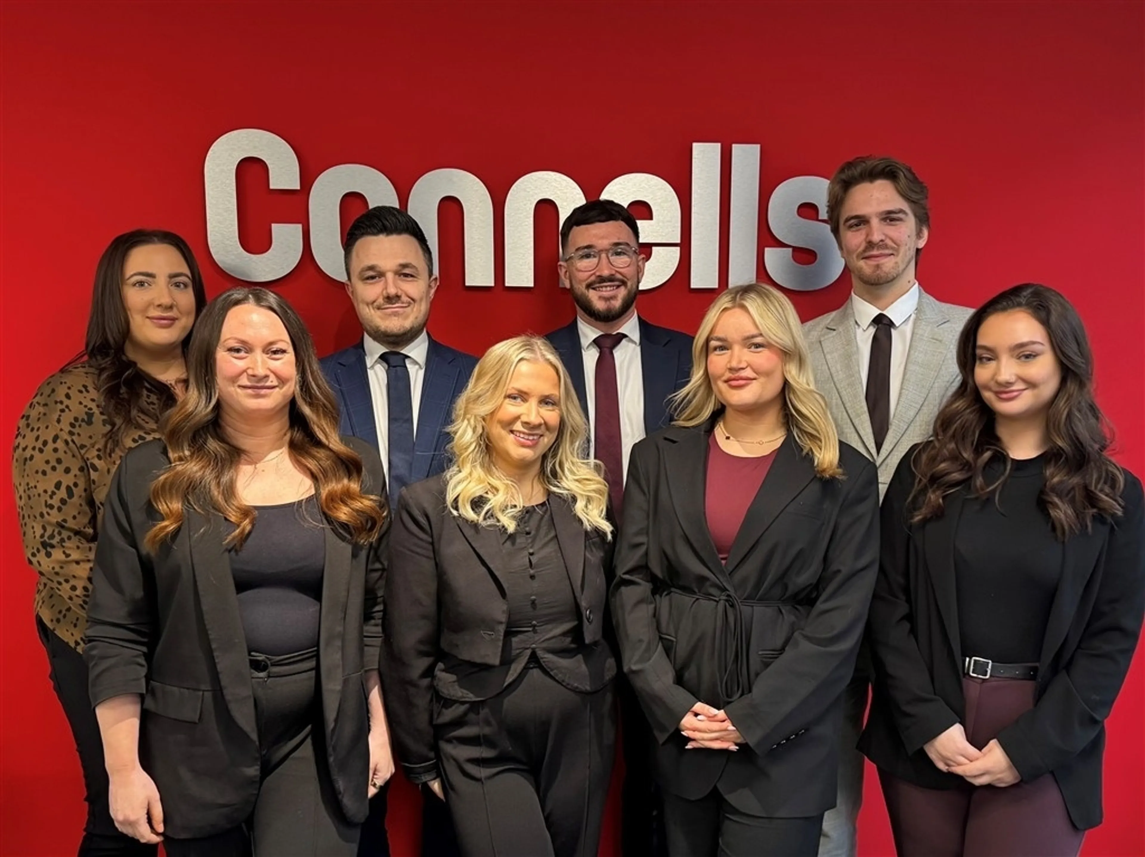 Callum Byford and the sales team at Connells Ipswich, who share a wealth of experience between them around all things property.