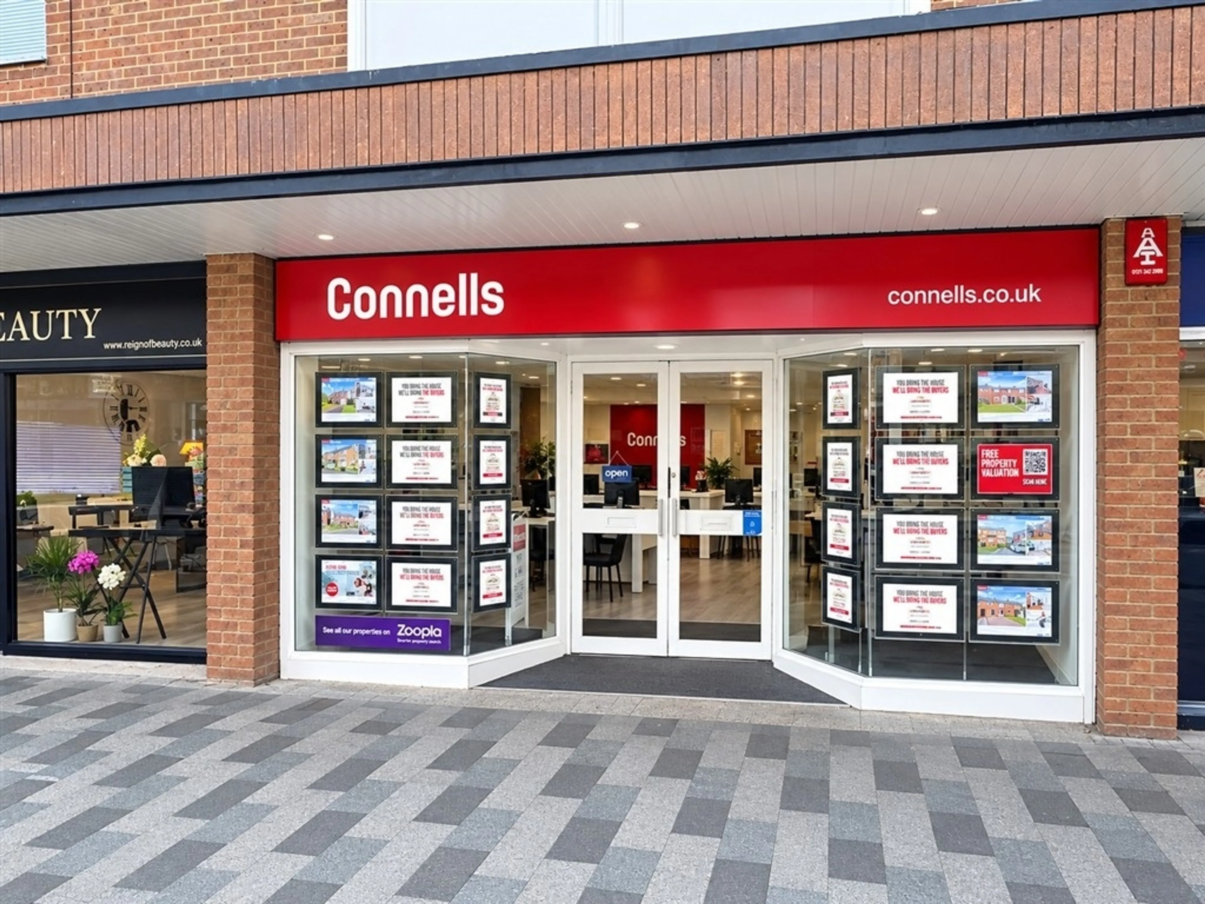 Connells Estate Agents located in Stevenage Town centre, Market Place.