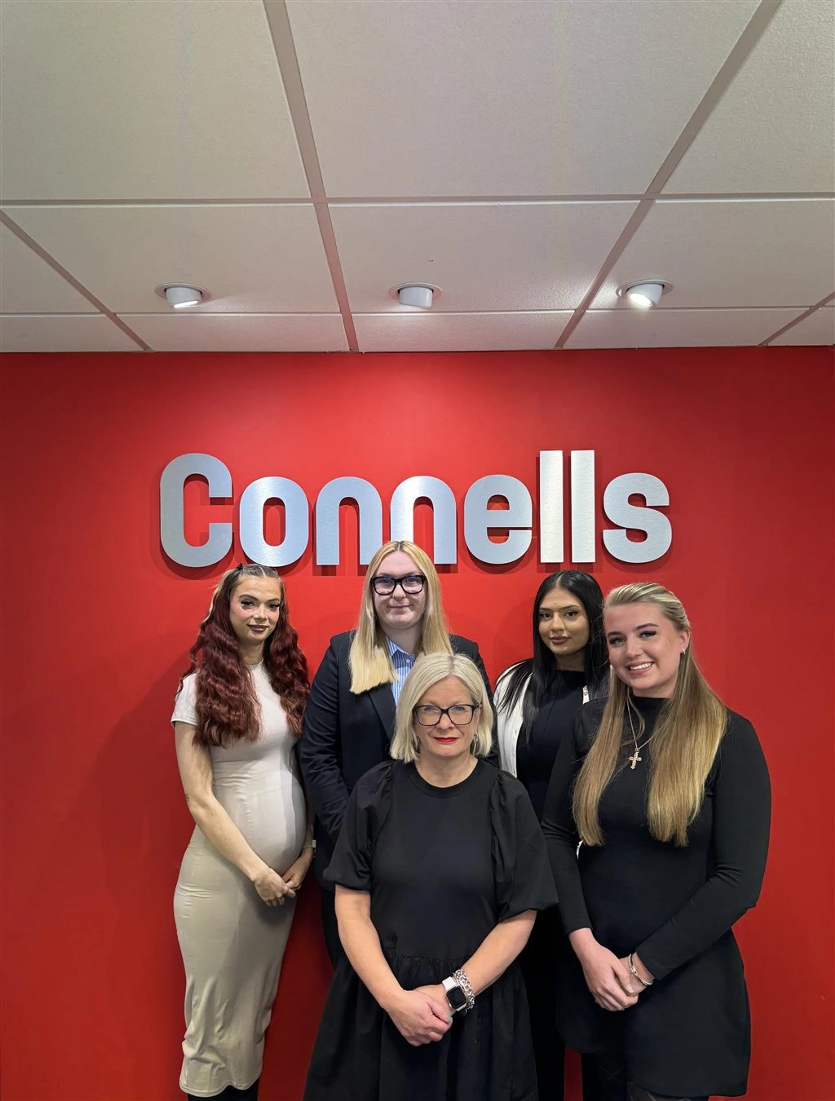 Lucy - Branch Manager, Rebecca - Area Administrator, Olivia - Sales Negotiator, Jade - Mortgage Services Development Manager, Alfie - Sales Negotiator