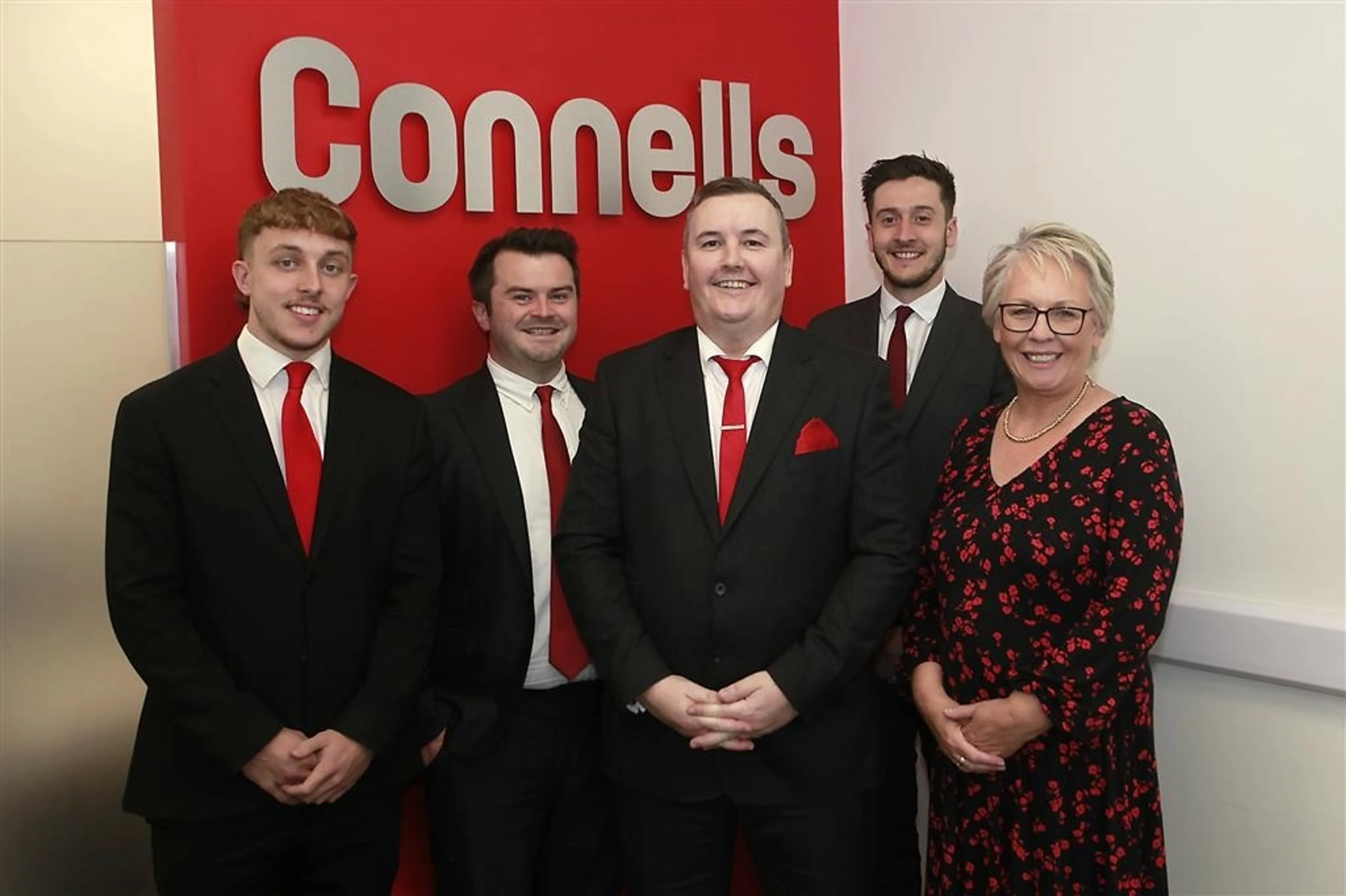 Senior Branch Manager Jason Markland and the Connells Werrington team