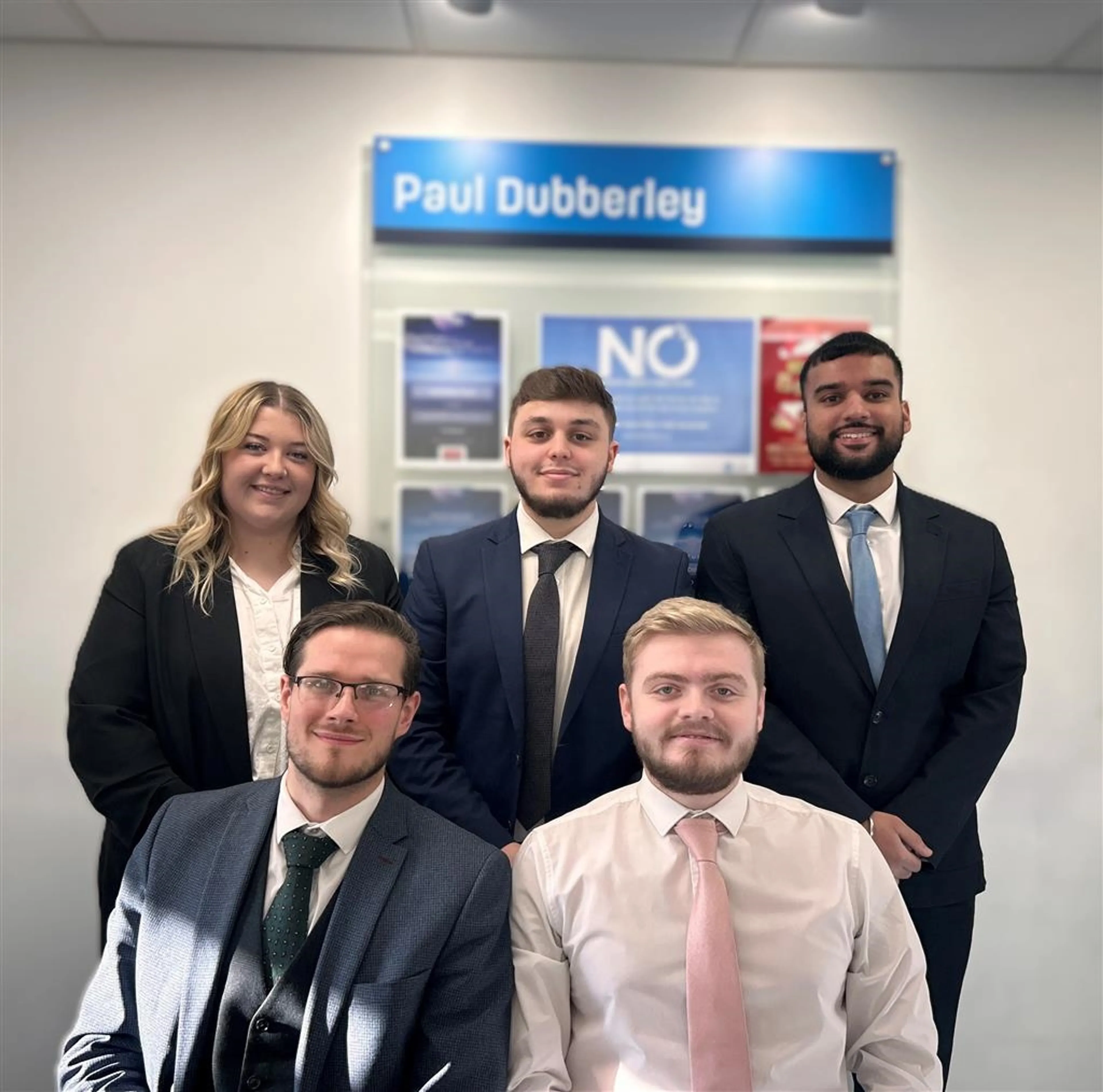 Willenhall Team - Adam Brown, Lee Dolman, Madiah Nazeer, Elle Howell and Deniss Lukasevs.
