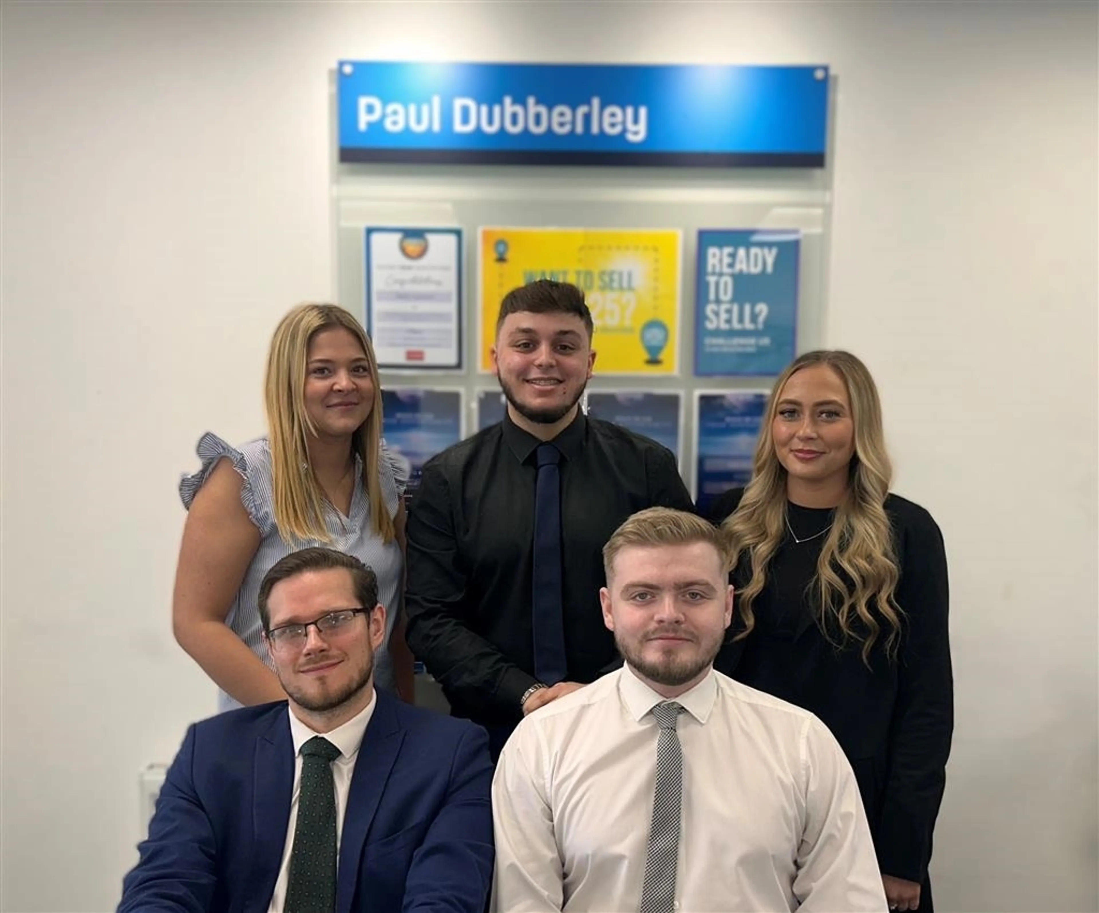 Willenhall Team - Adam Brown, Lee Dolman, Madiah Nazeer, Elle Howell and Deniss Lukasevs.
