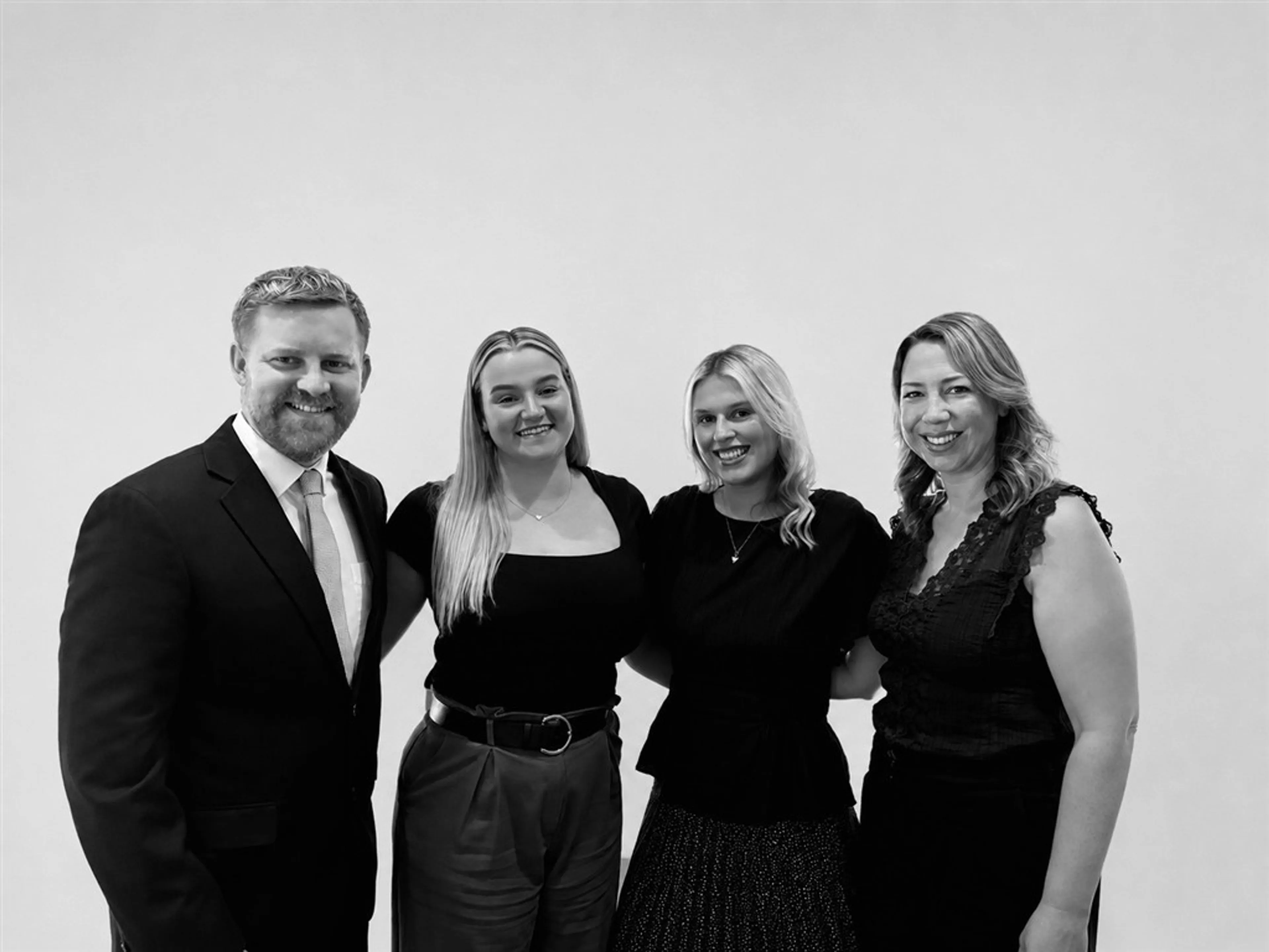Matty Abbott-Mortgage Advisor, Amy Allen-Sales Negotiator, Shannon Harrison-Wortley-Branch Manager, Jessica Smiley-Instructions Manager 