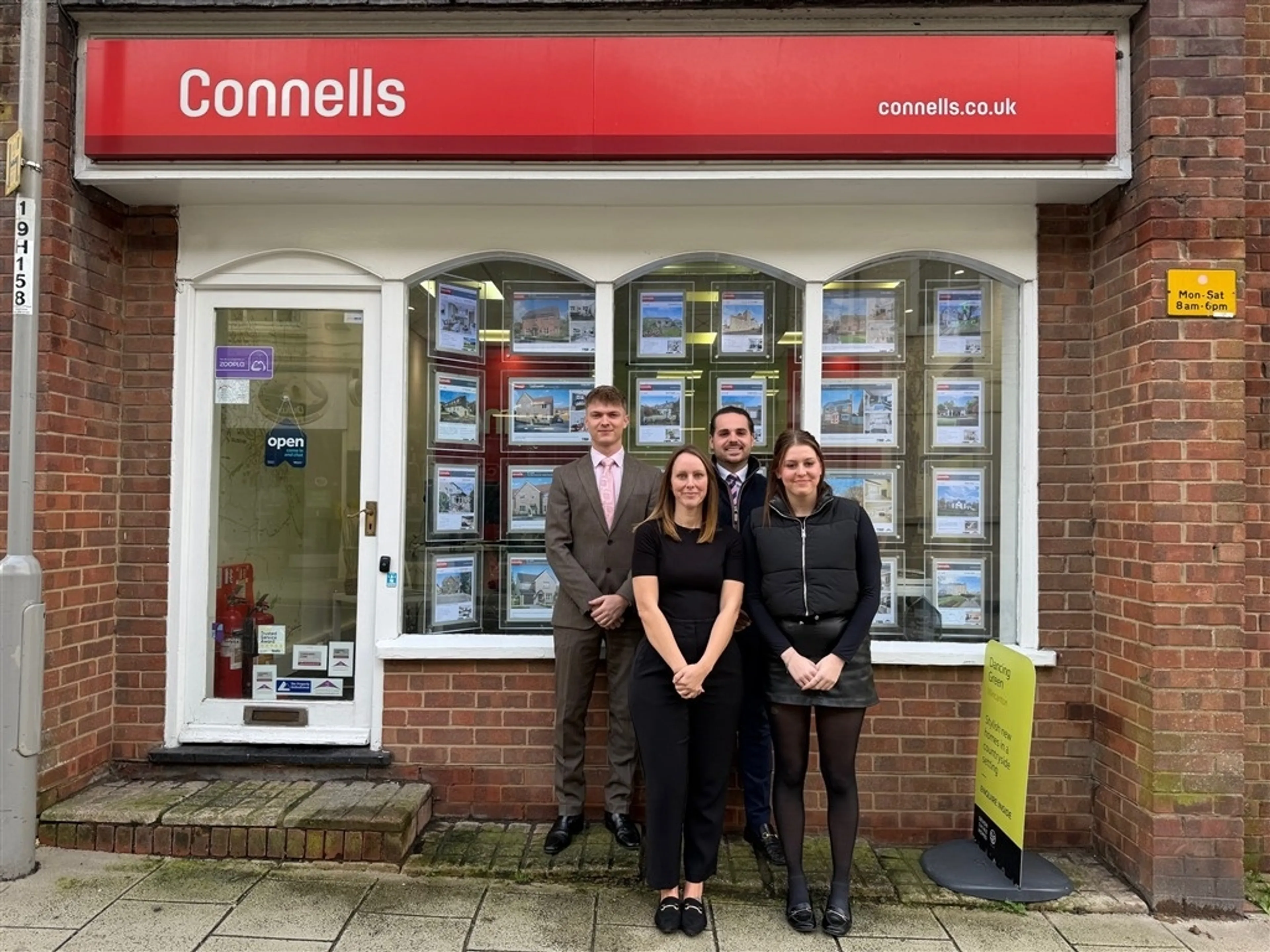 Josh Harrison, Branch Manager. James Whitehouse, Negotiator. Rachel Thornton, Mortgage Manager. Matilda Stone, Branch Administrator.