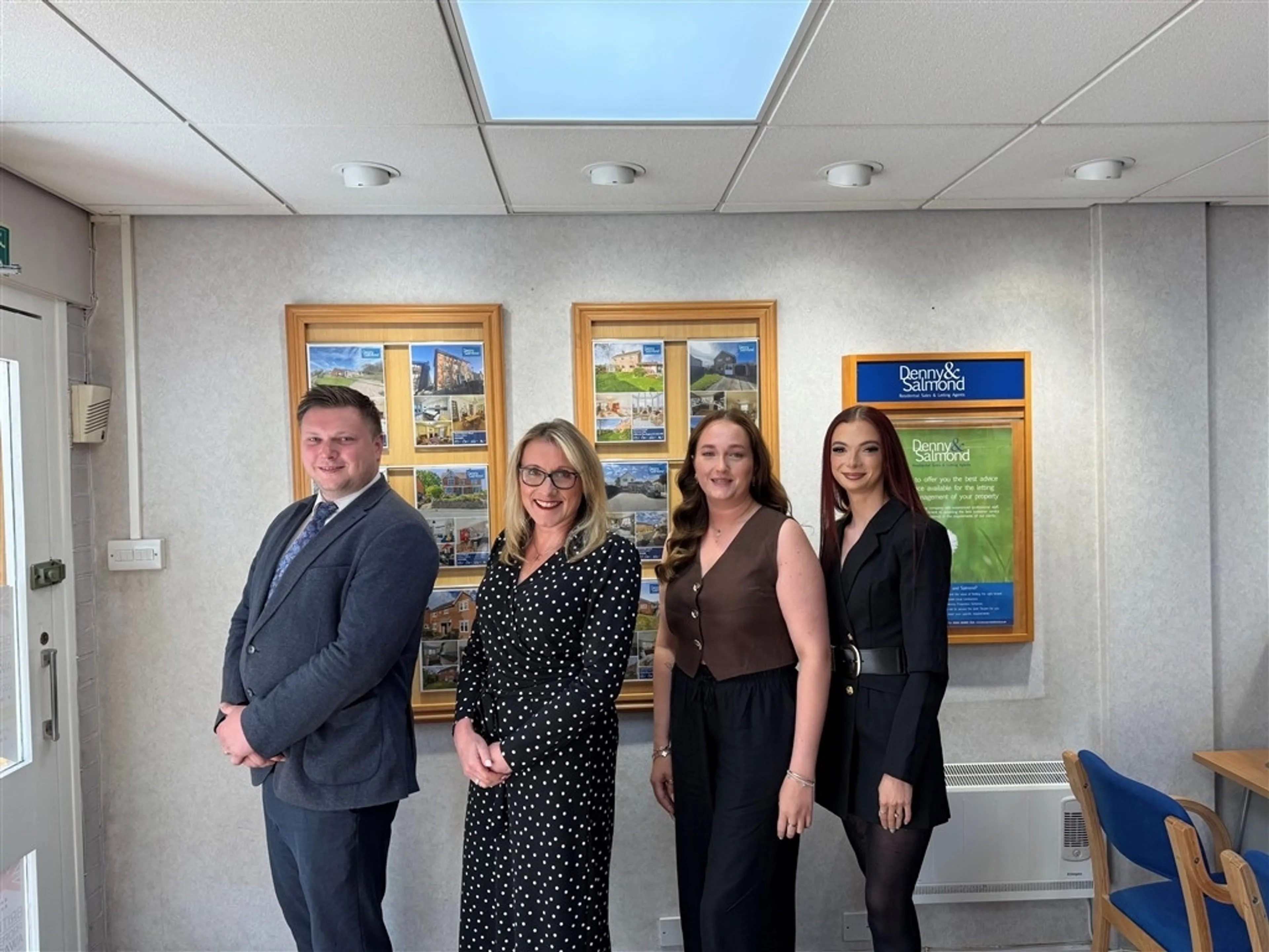 Will Murrie (Sales Negotiator), Dawn Jammal (Branch Manager), Emma Finch (Sales Negotiator), Courtenay Poolton (Area Administrator)