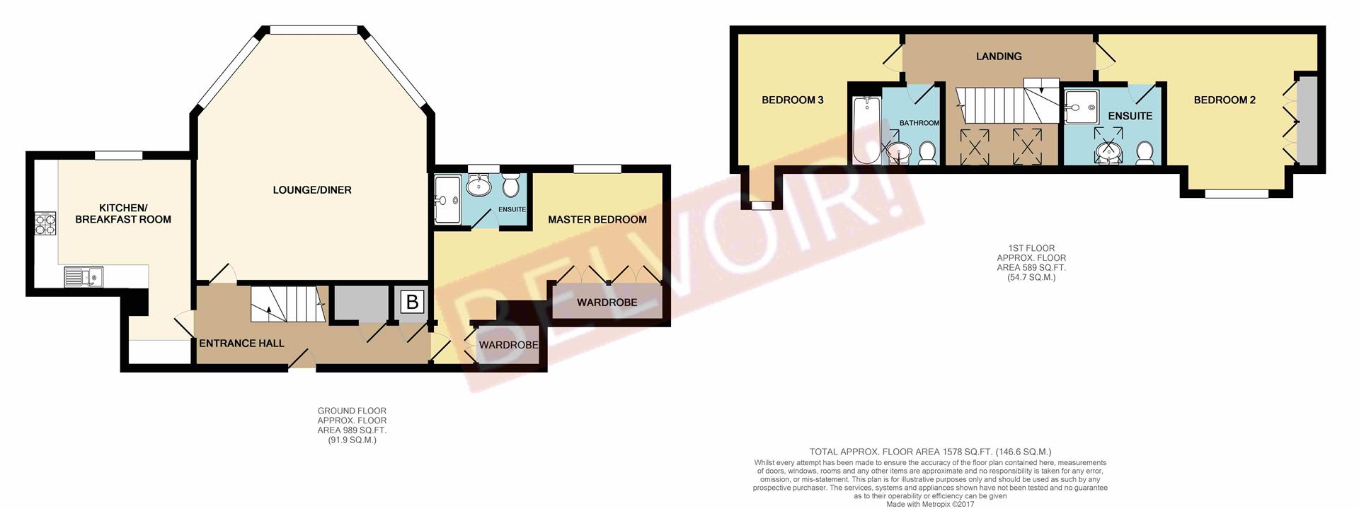 3 bedroom property to let in West Wing Fairfield Hall Stotfold