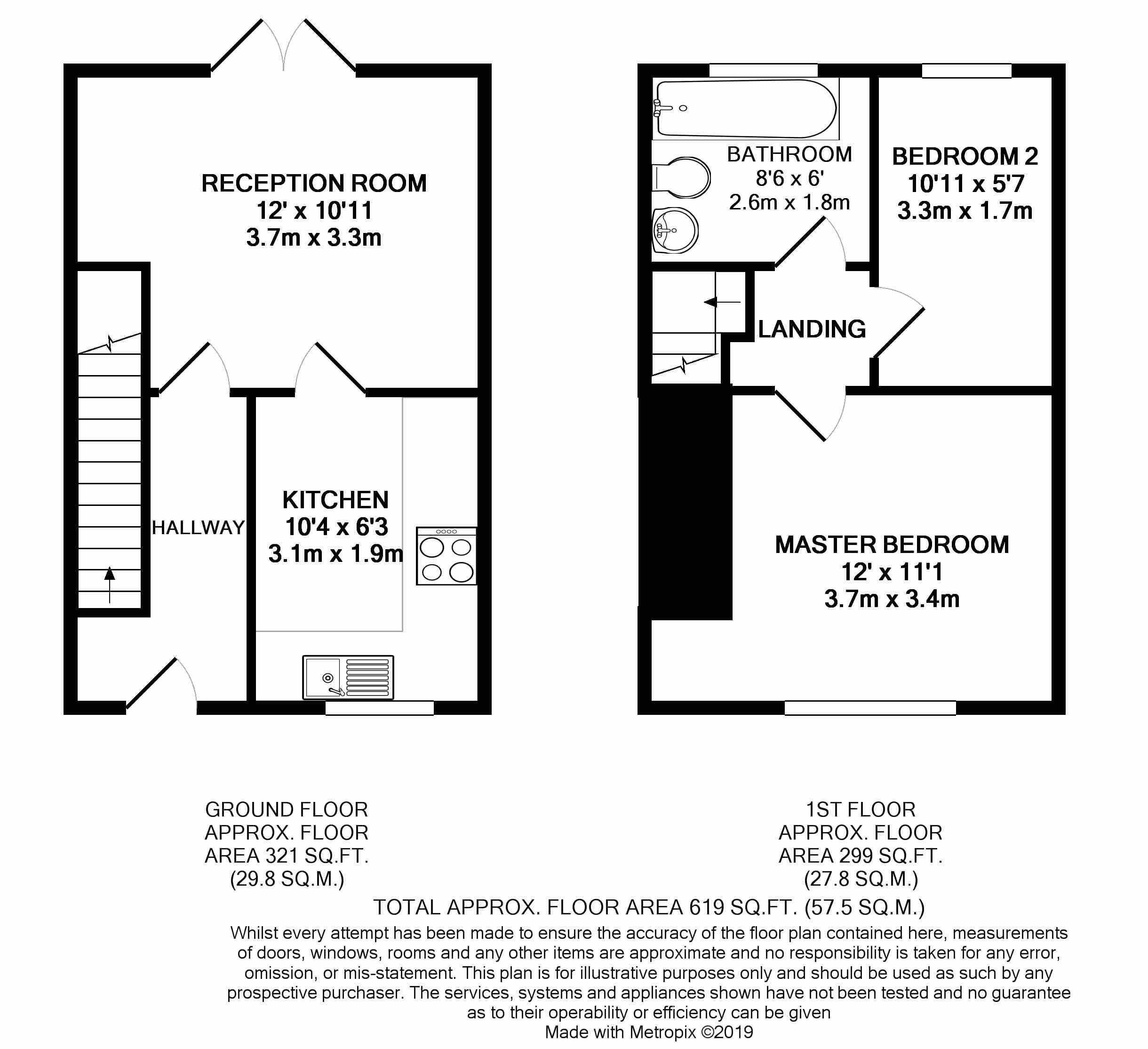 2 bedroom property to let in Manford Way, Chigwell, IG7 £1250 pcm Balgores