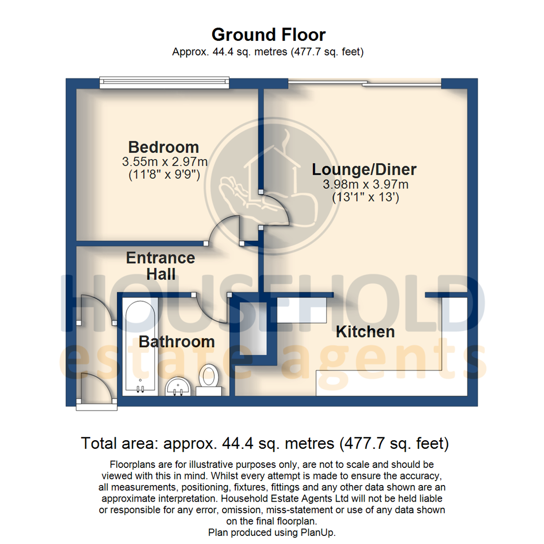 1 bedroom property to let in Beale Street, Dunstable £700 pcm
