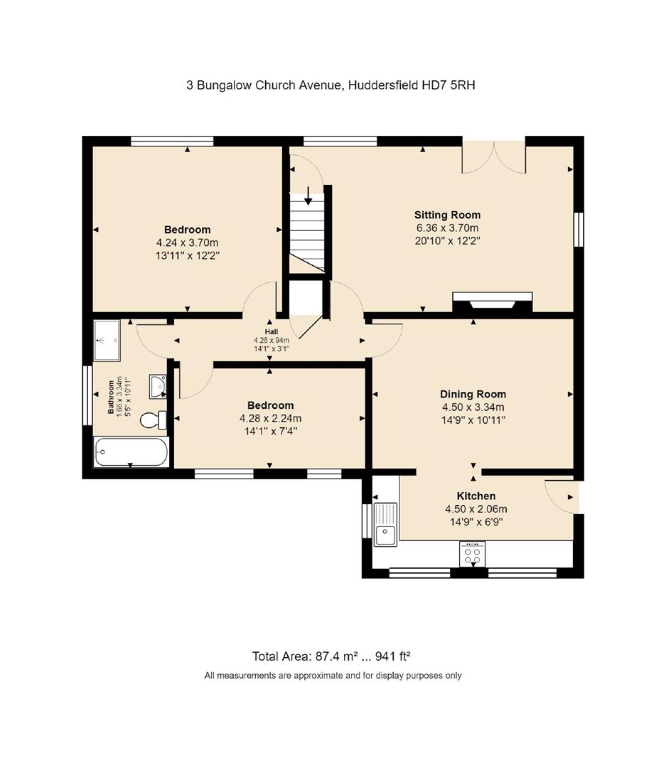 2 bedroom property for sale in Bungalow, Church Avenue Linthwaite