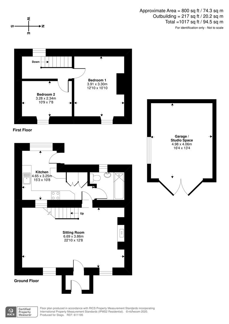 Stags | 2 bedroom property for sale in Tregonetha