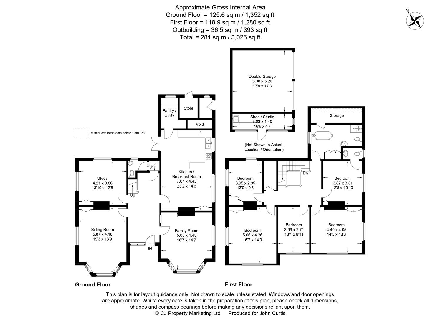 5 bedroom property for sale in Pirton Road, Hitchin Guide price £