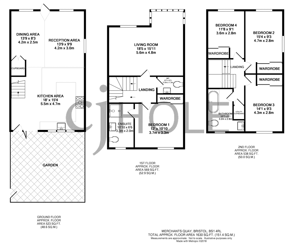 4 bedroom property for sale in Merchants Quay, Bristol, Somerset, BS1