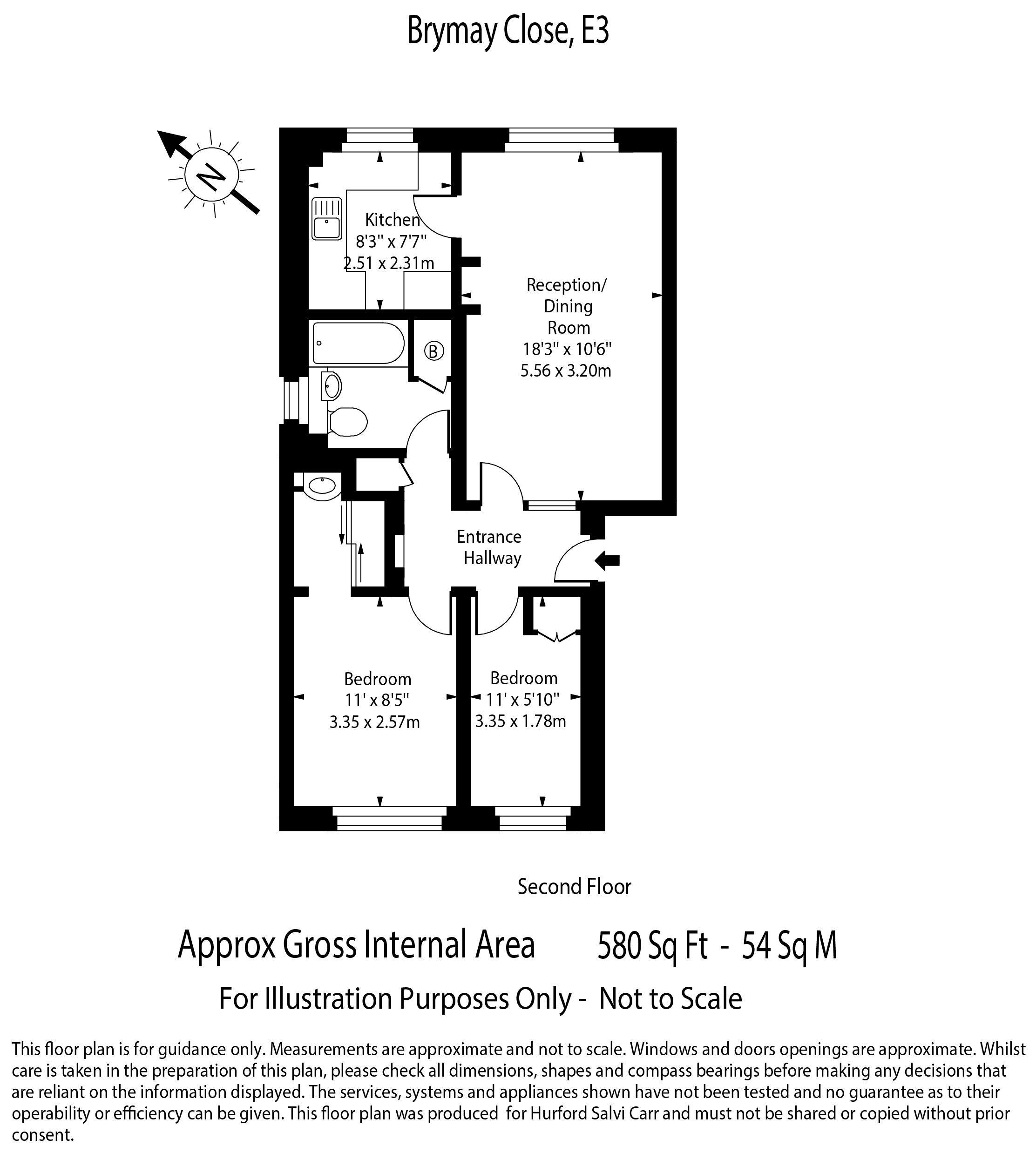 Brymay Close, Bow, E3 floorplan