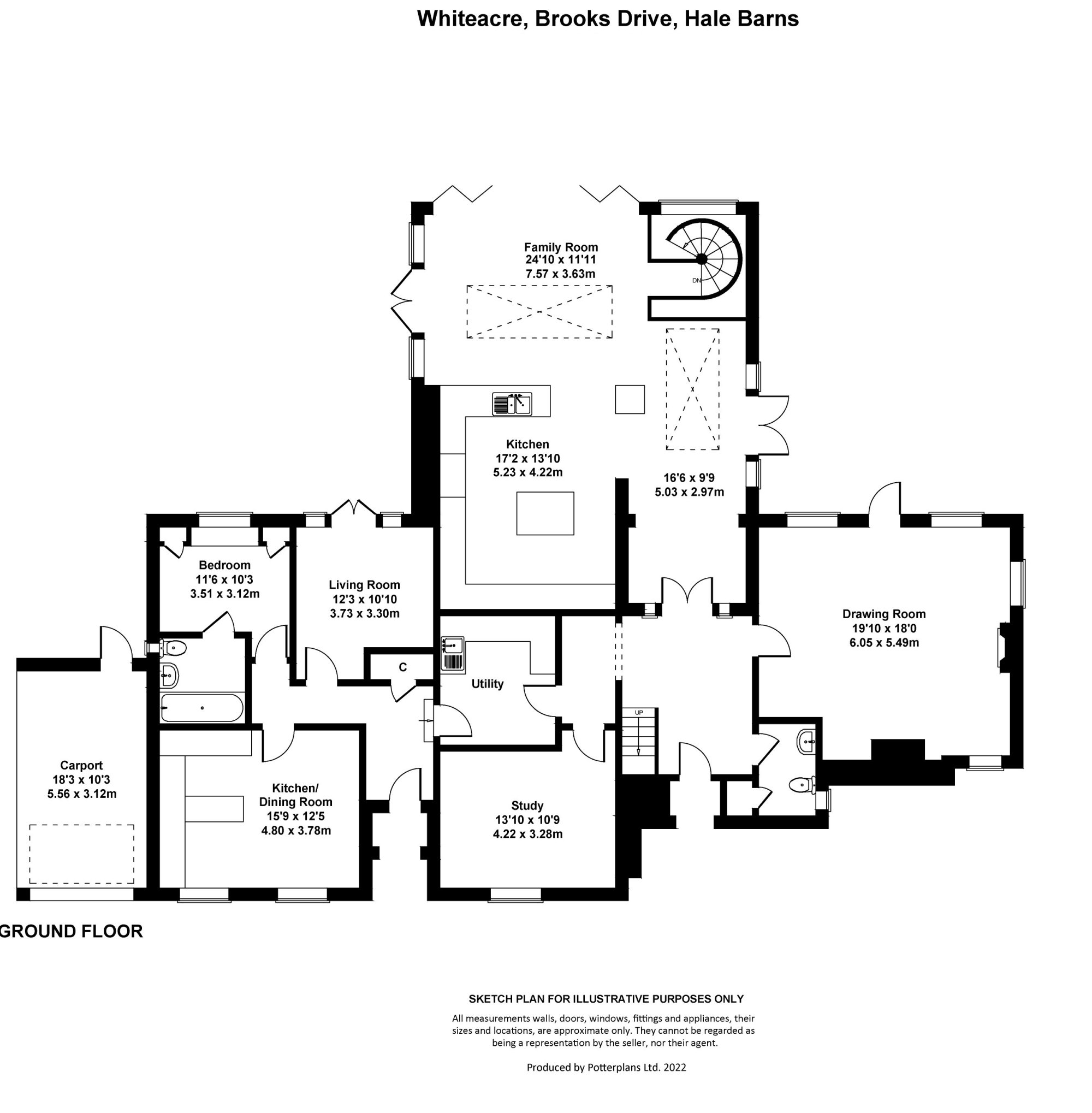 JacksonStops 5 bedroom property for sale in Brooks Drive, Hale Barns