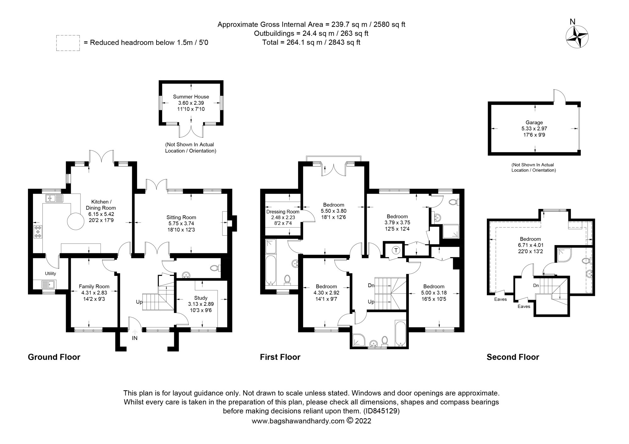 JacksonStops 5 bedroom property for sale in Wraylands Drive, Reigate