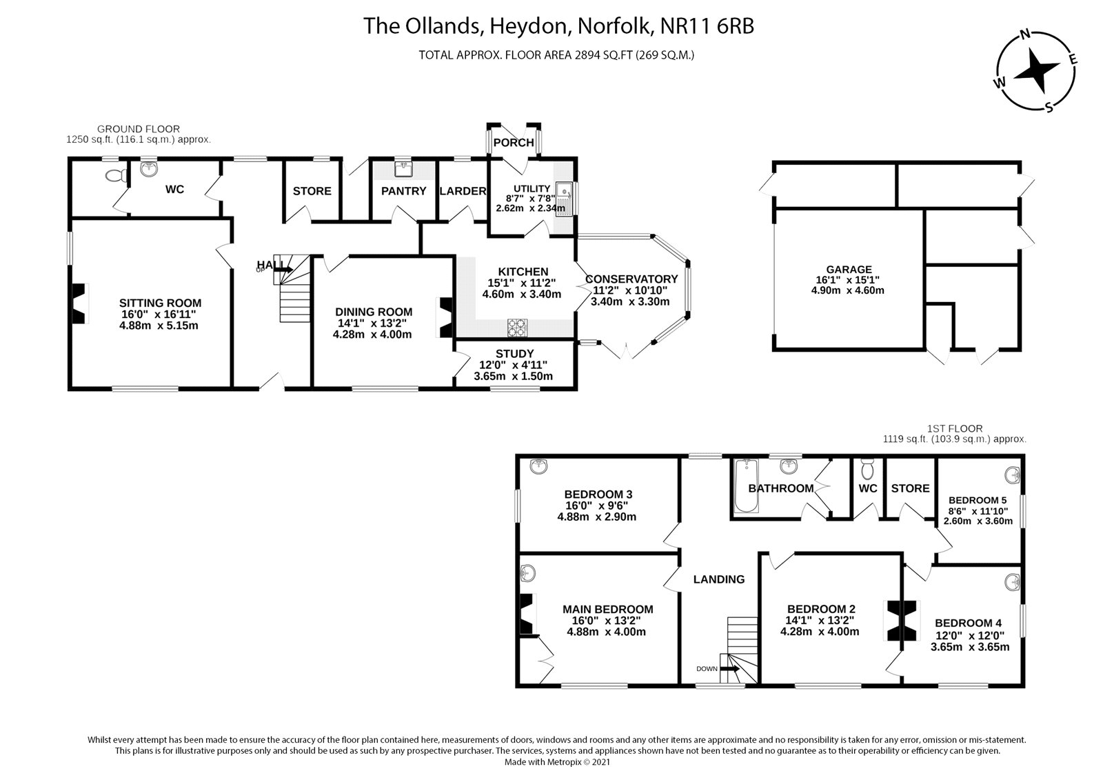 JacksonStops 5 bedroom property for sale in Heydon, Norfolk, NR11 Guide price £1,150,000