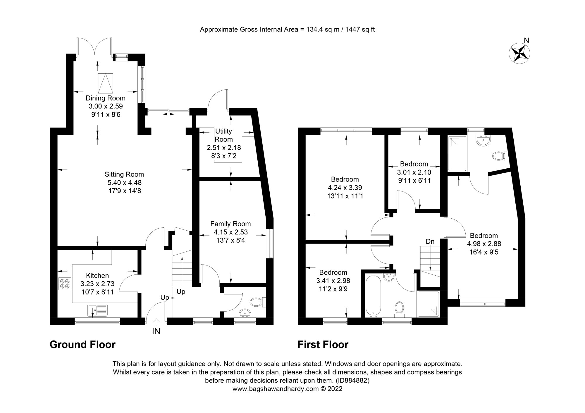 JacksonStops 4 bedroom property for sale in Glovers Road, Reigate, Surrey, RH2 Guide price