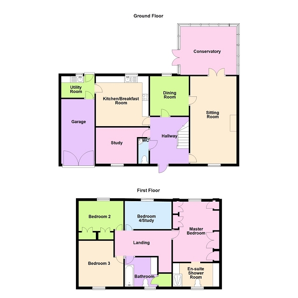 4 bedroom property for sale in Llangorse, Brecon, Powys. £450,000