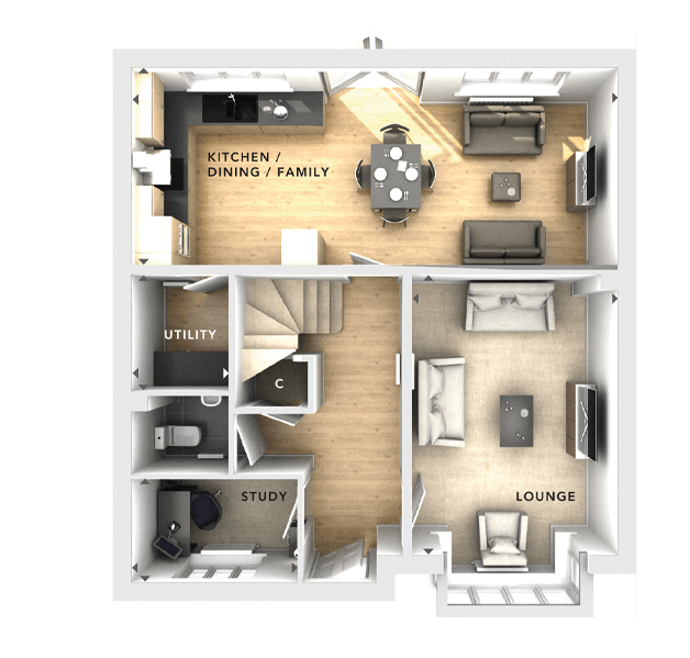 4 bedroom property for sale in 'Langley' Banbury Rise, Banbury £450,000