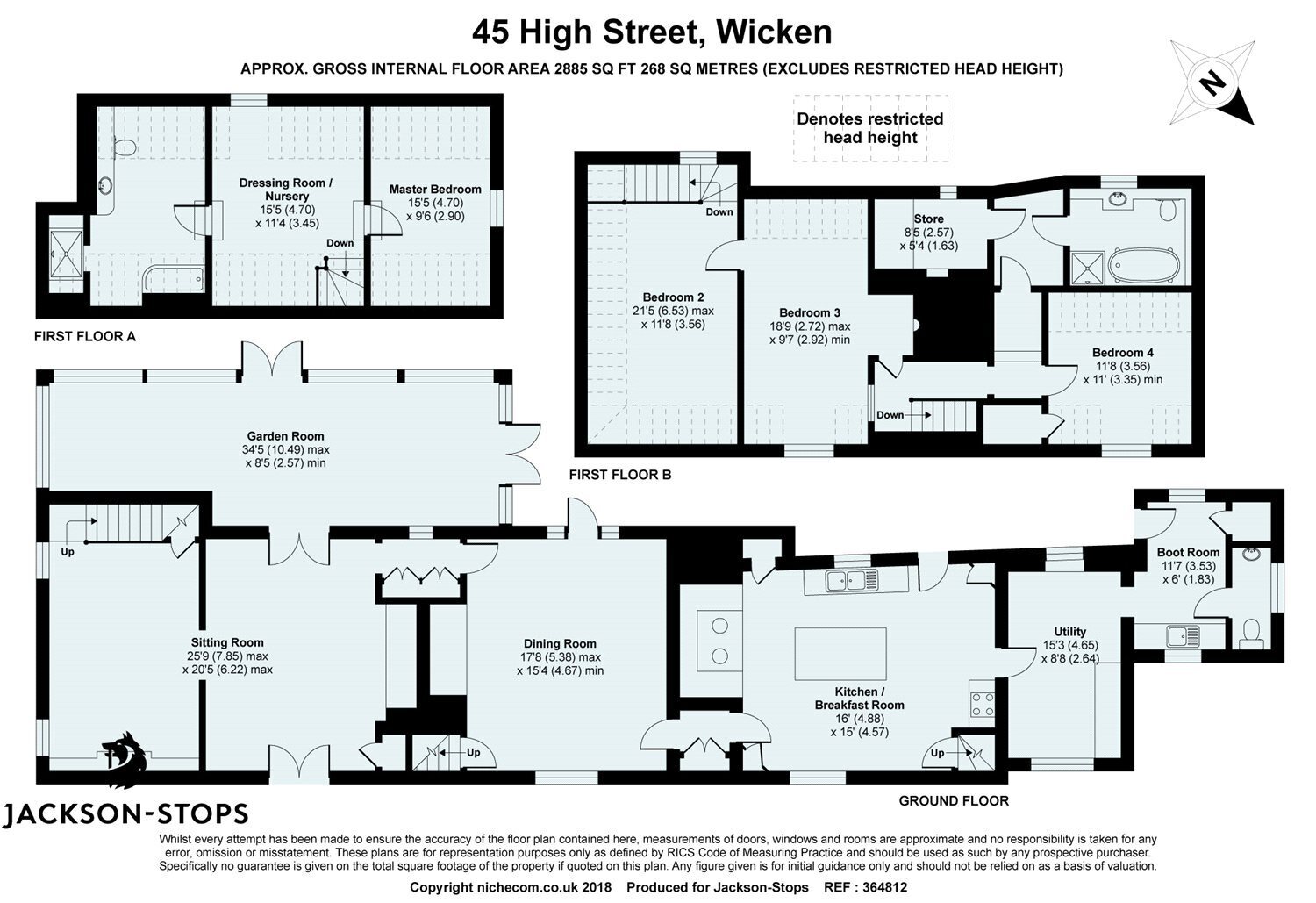 JacksonStops 4 bedroom property for sale in High Street, Wicken, Ely