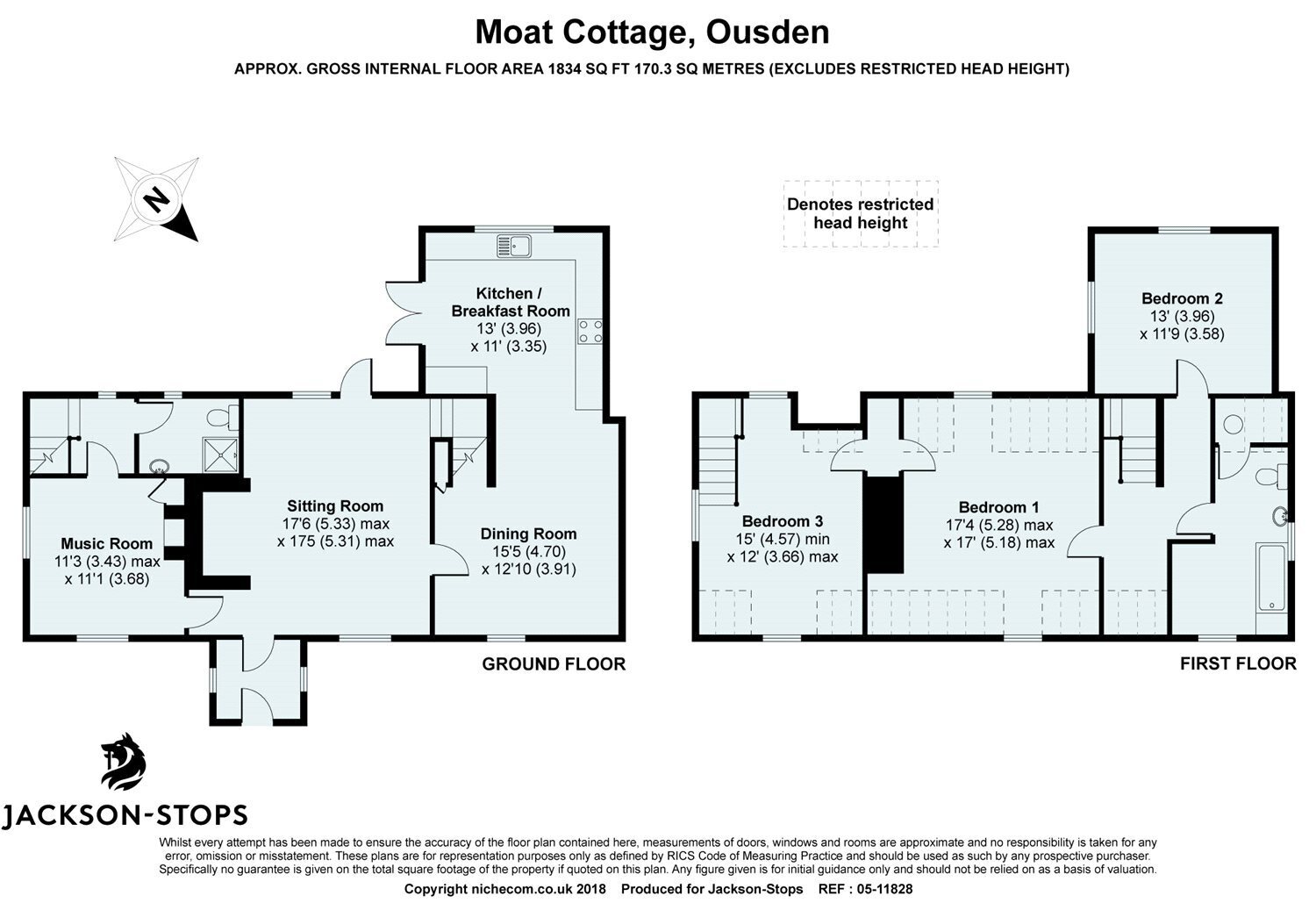 JacksonStops 3 bedroom property for sale in Ousden, Newmarket