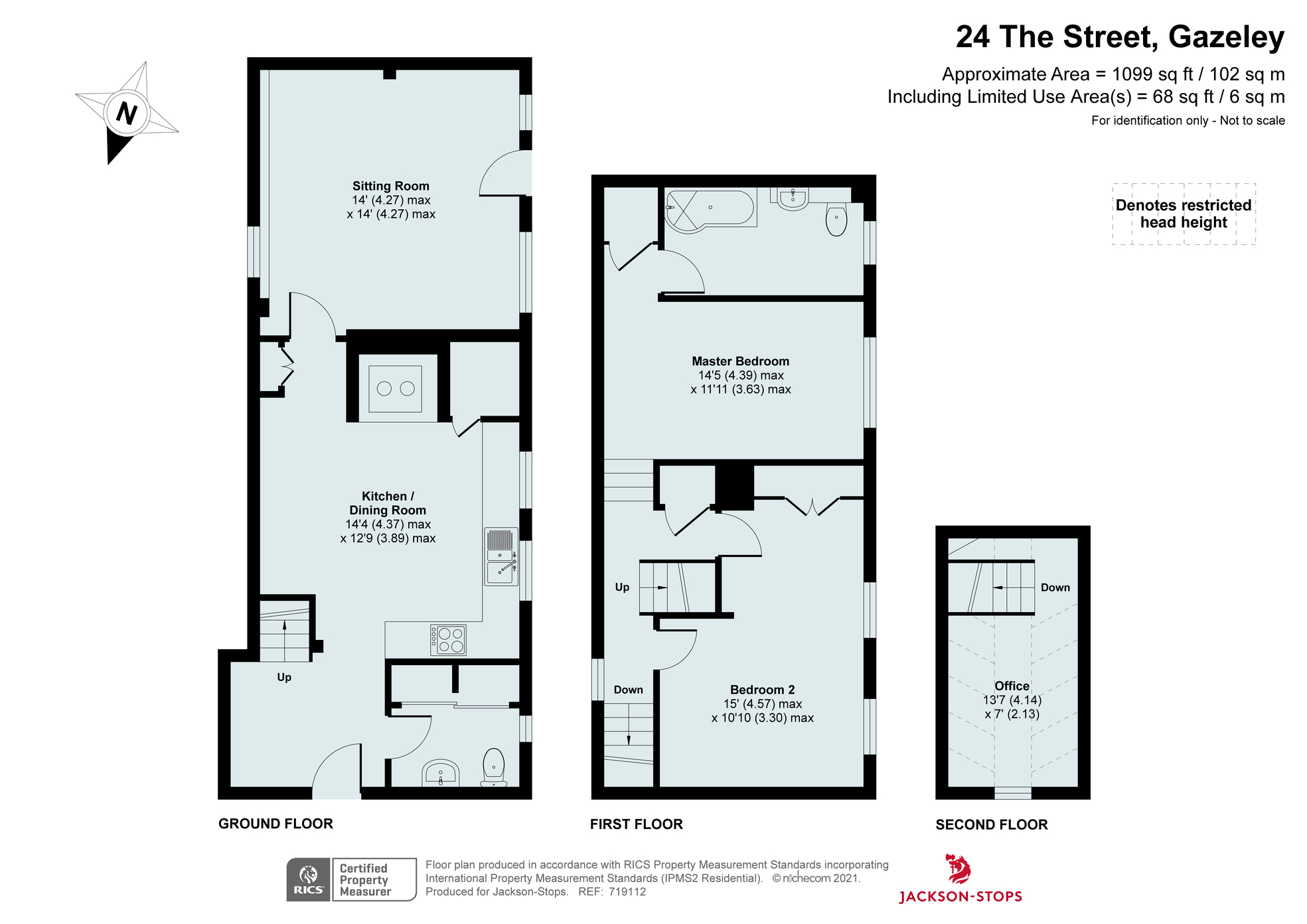 JacksonStops 2 bedroom property for sale in The Street, Gazeley