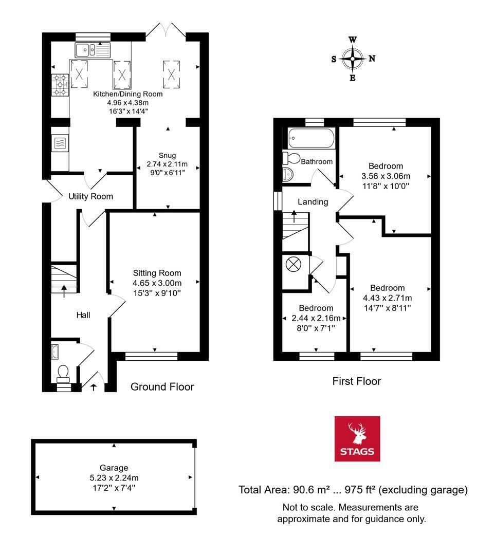 Stags 3 bedroom property for sale in The Beeches, Beaminster