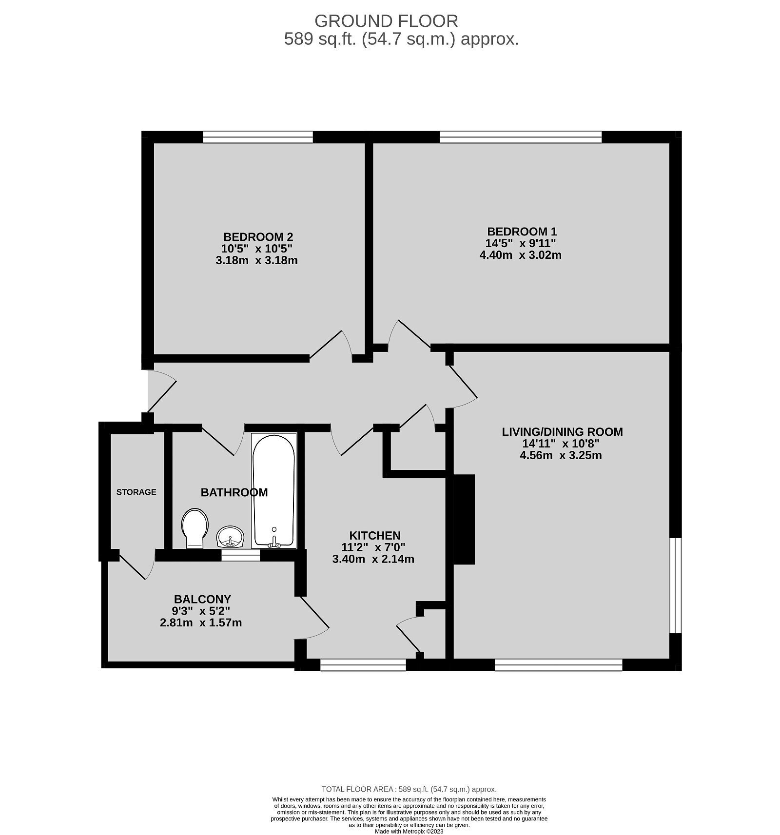 2 bedroom property for sale in Orchard Way, Banbury £120,000