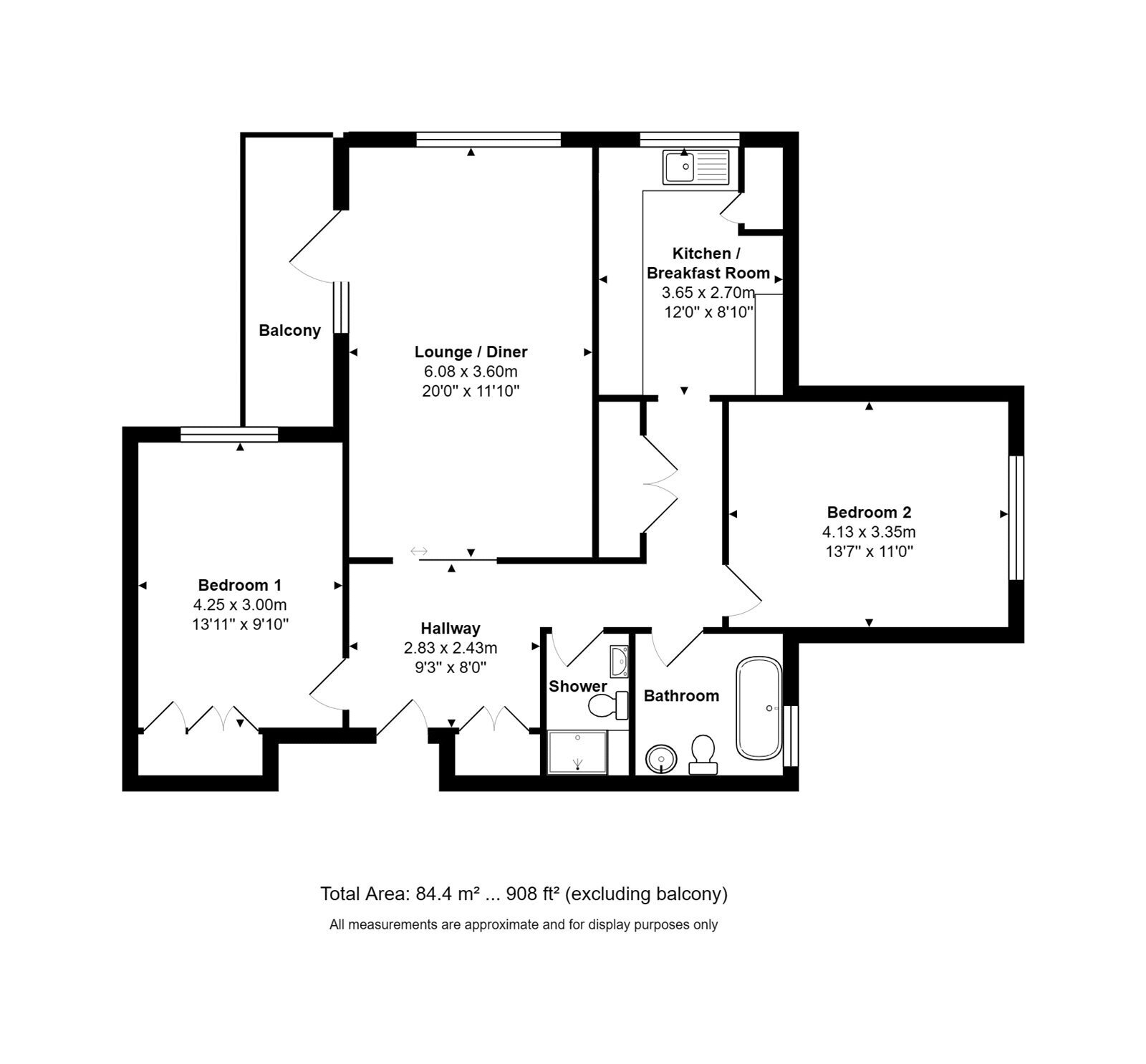 2 bedroom property for sale in West Cliff Road, Westbourne, Bournemouth, BH4 Guide price £325,000