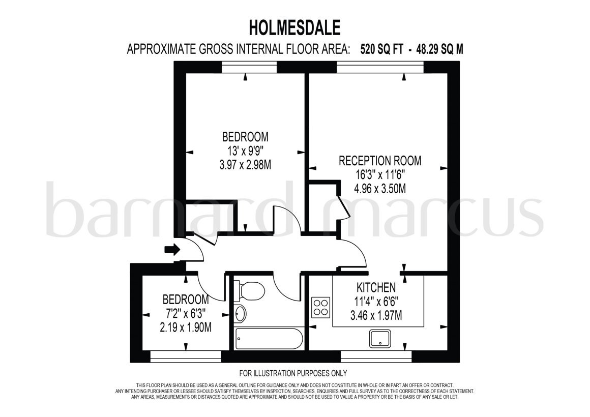 Holmesdale Road, North Holmwood, DORKING 2 bedroom ground floor flat