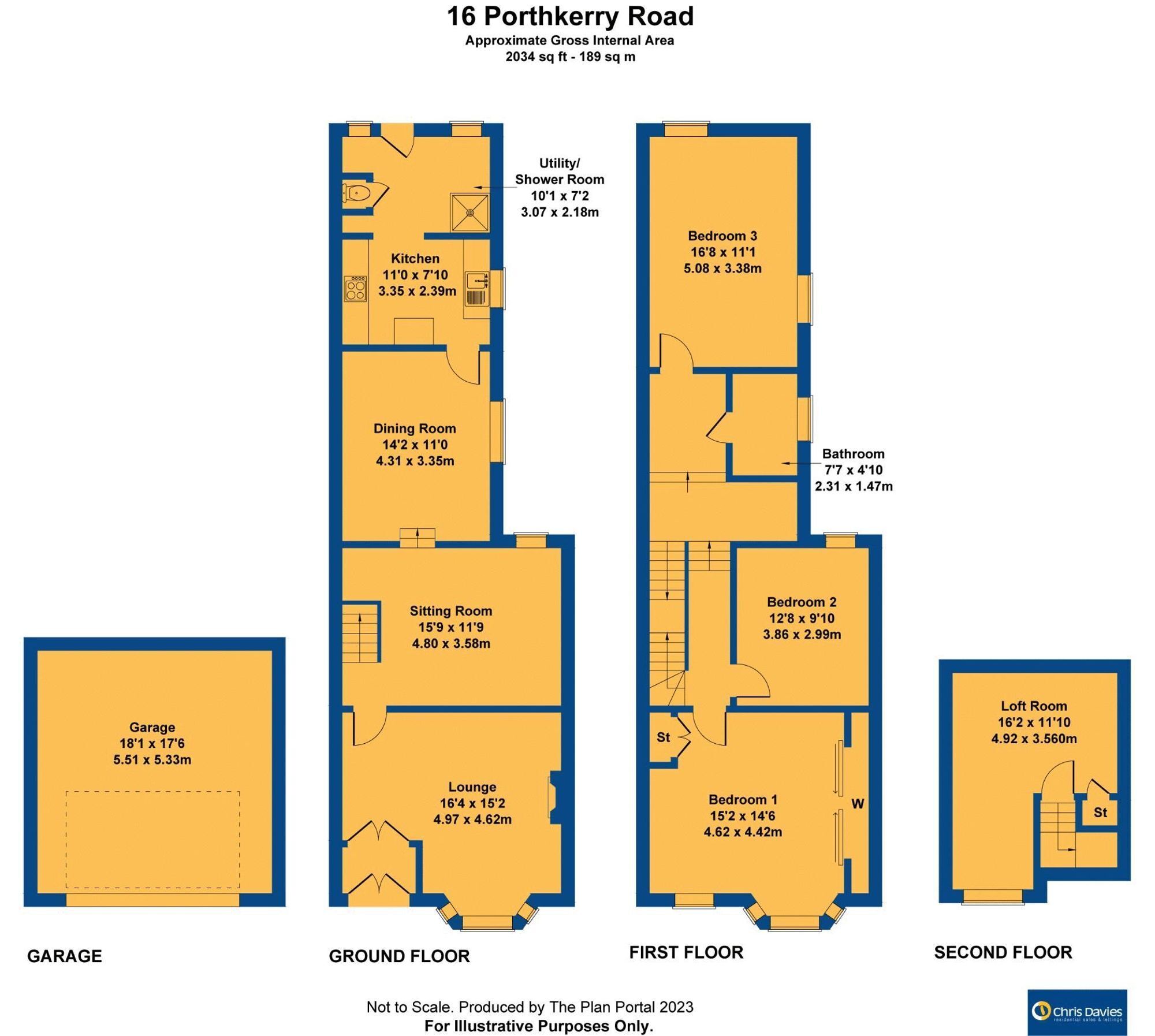 3 bedroom property for sale in Porthkerry Road, Barry, CF62 £260,000