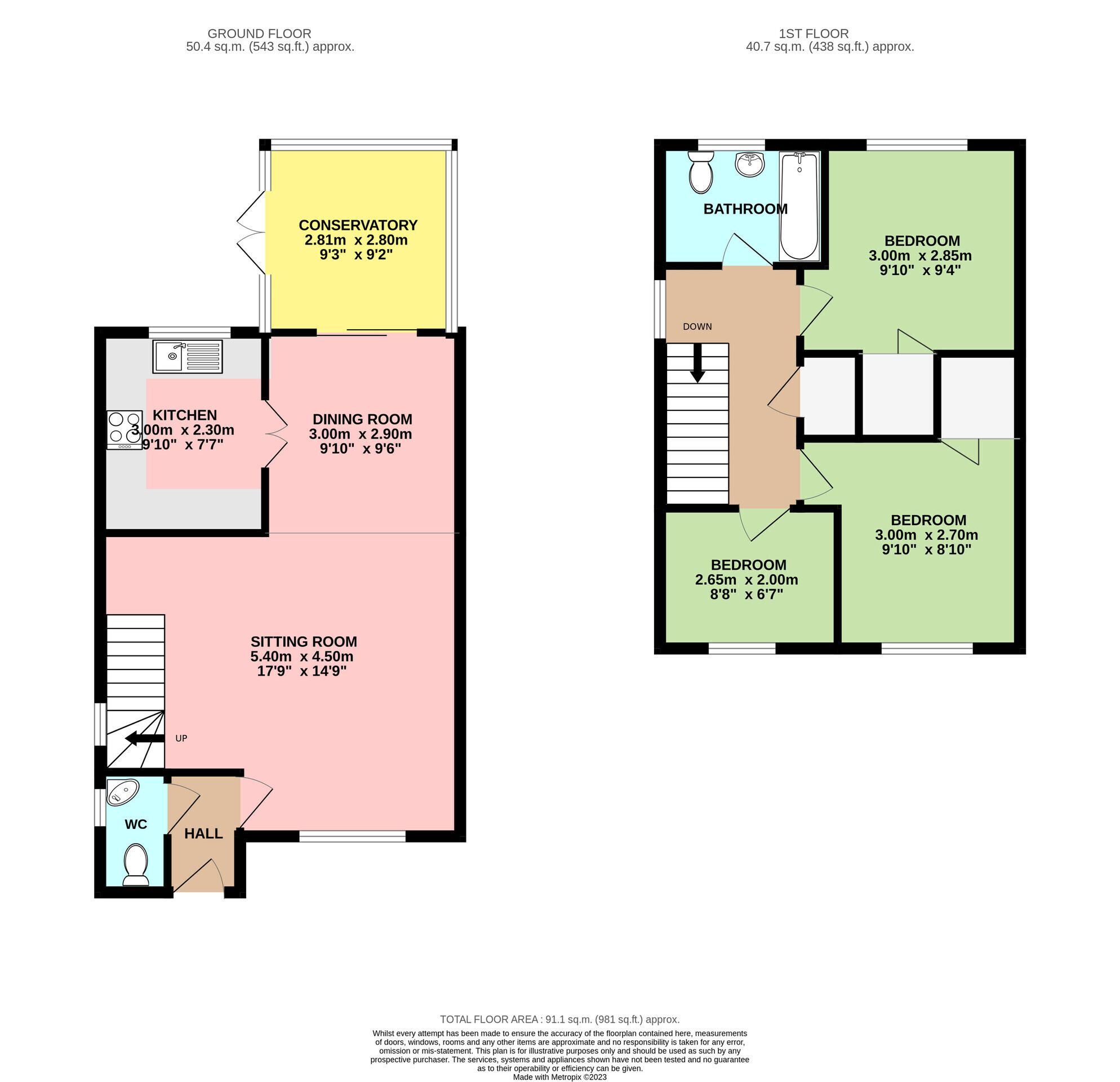 3 bedroom property for sale in Spencer Way, Stowmarket £260,000