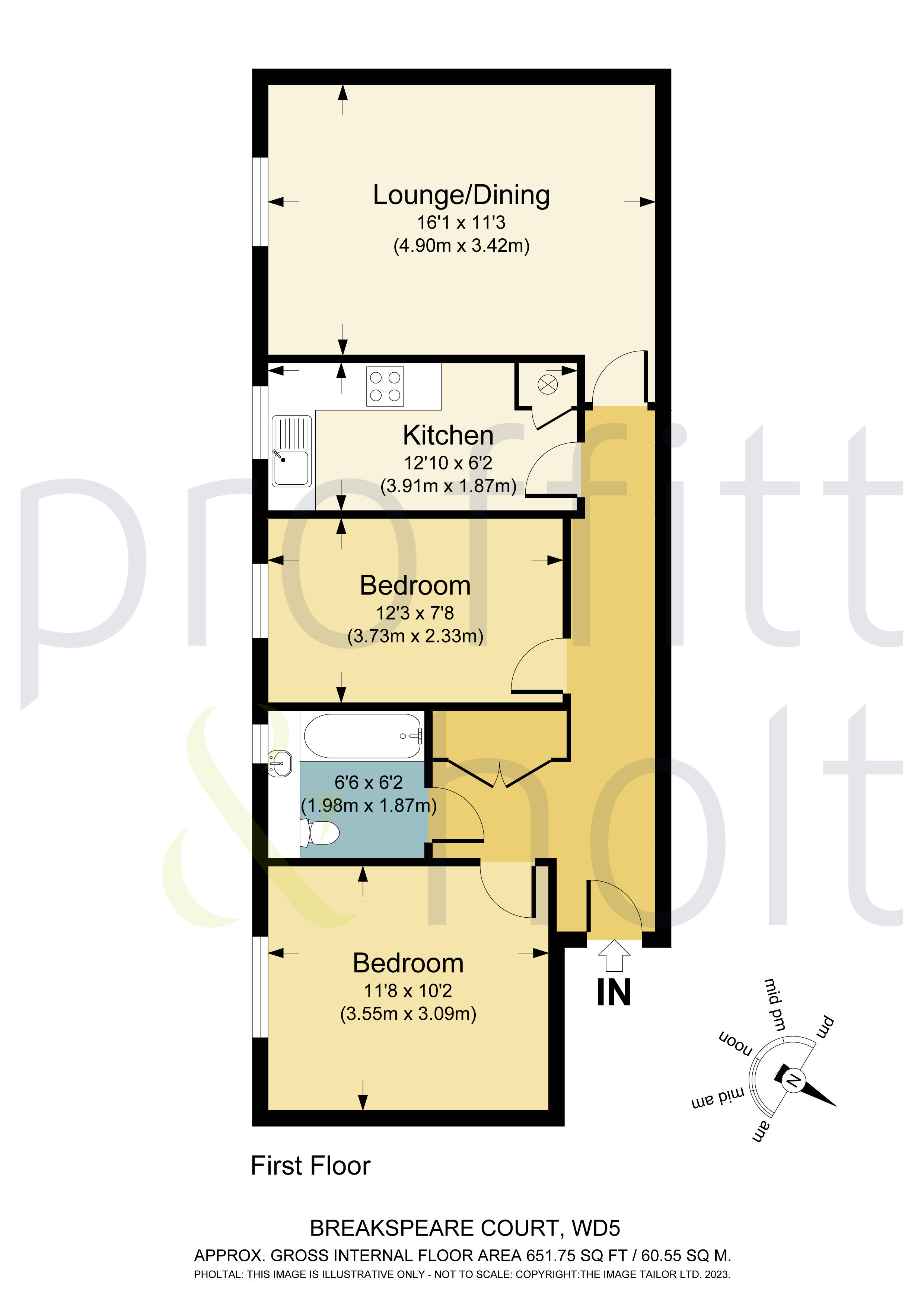 2 bedroom property for sale in Breakspear Court, Abbots Langley, Herts