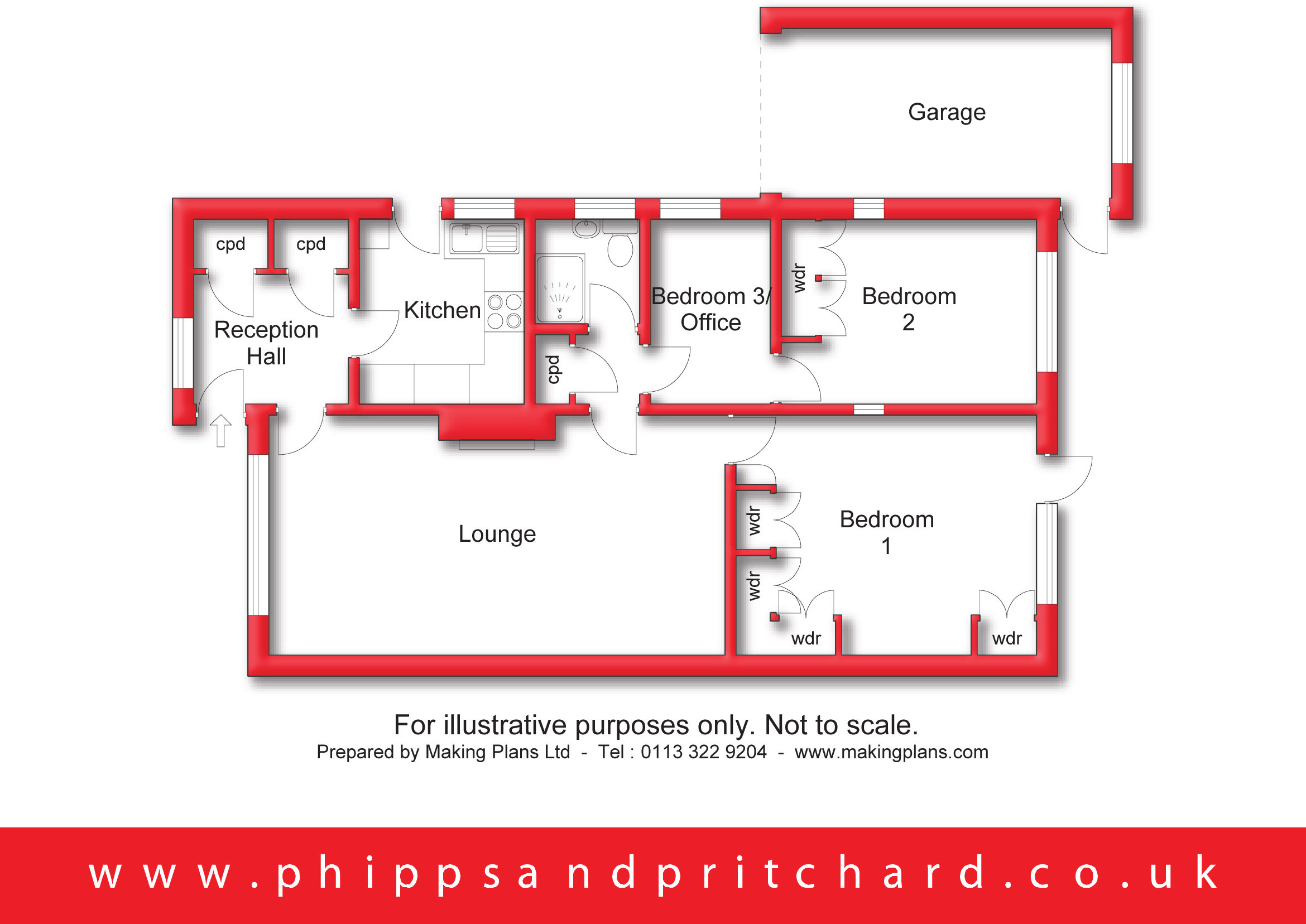 2 bedroom property for sale in Coningsby Drive, Kidderminster