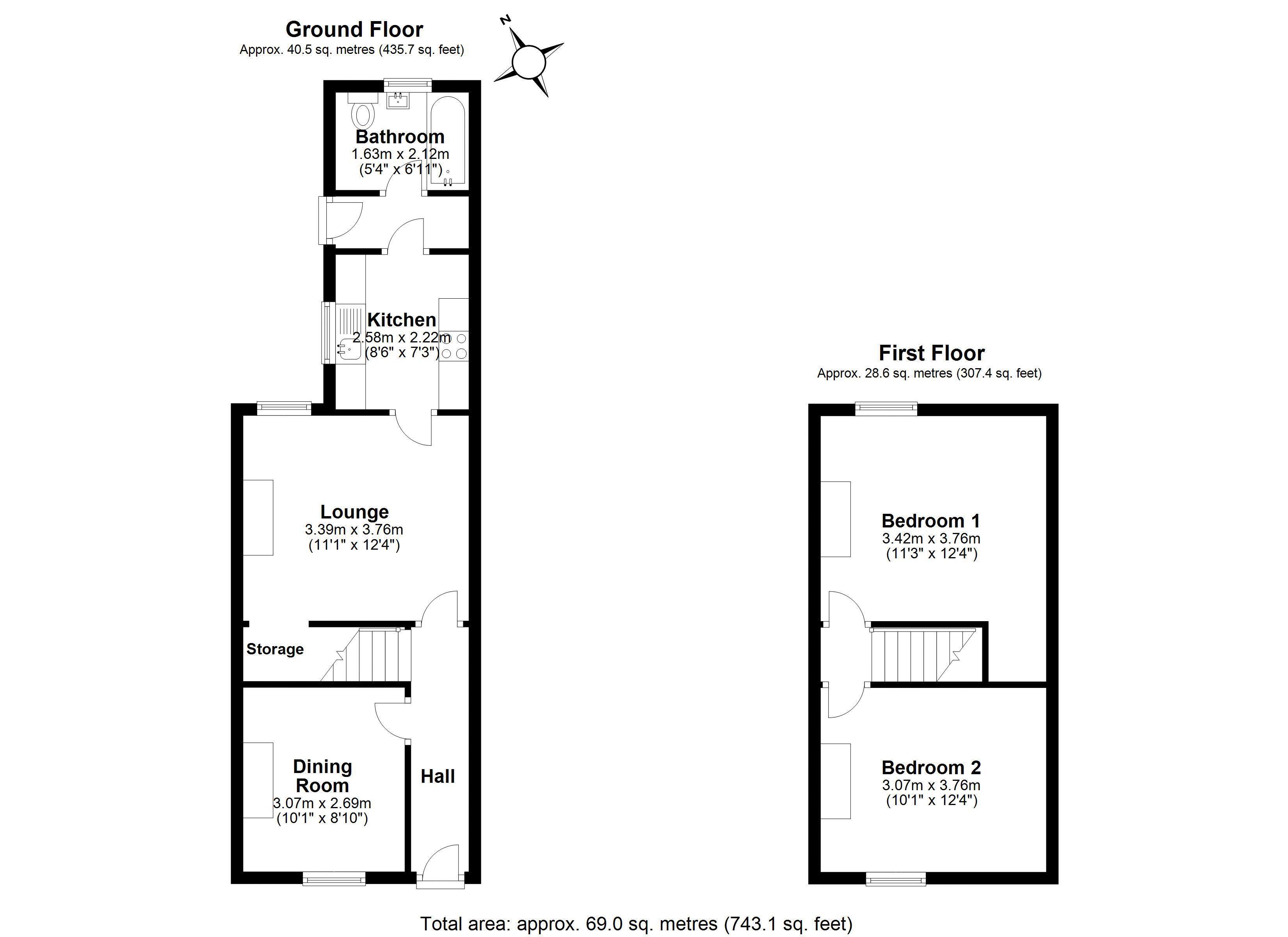 2 bedroom property to let in Oldham Street, Latchford £800 pcm