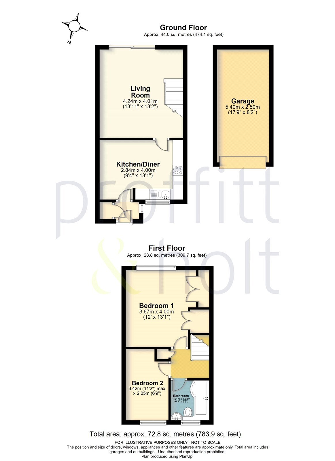 2 bedroom property for sale in Oak Green, Abbots Langley, Herts, WD5